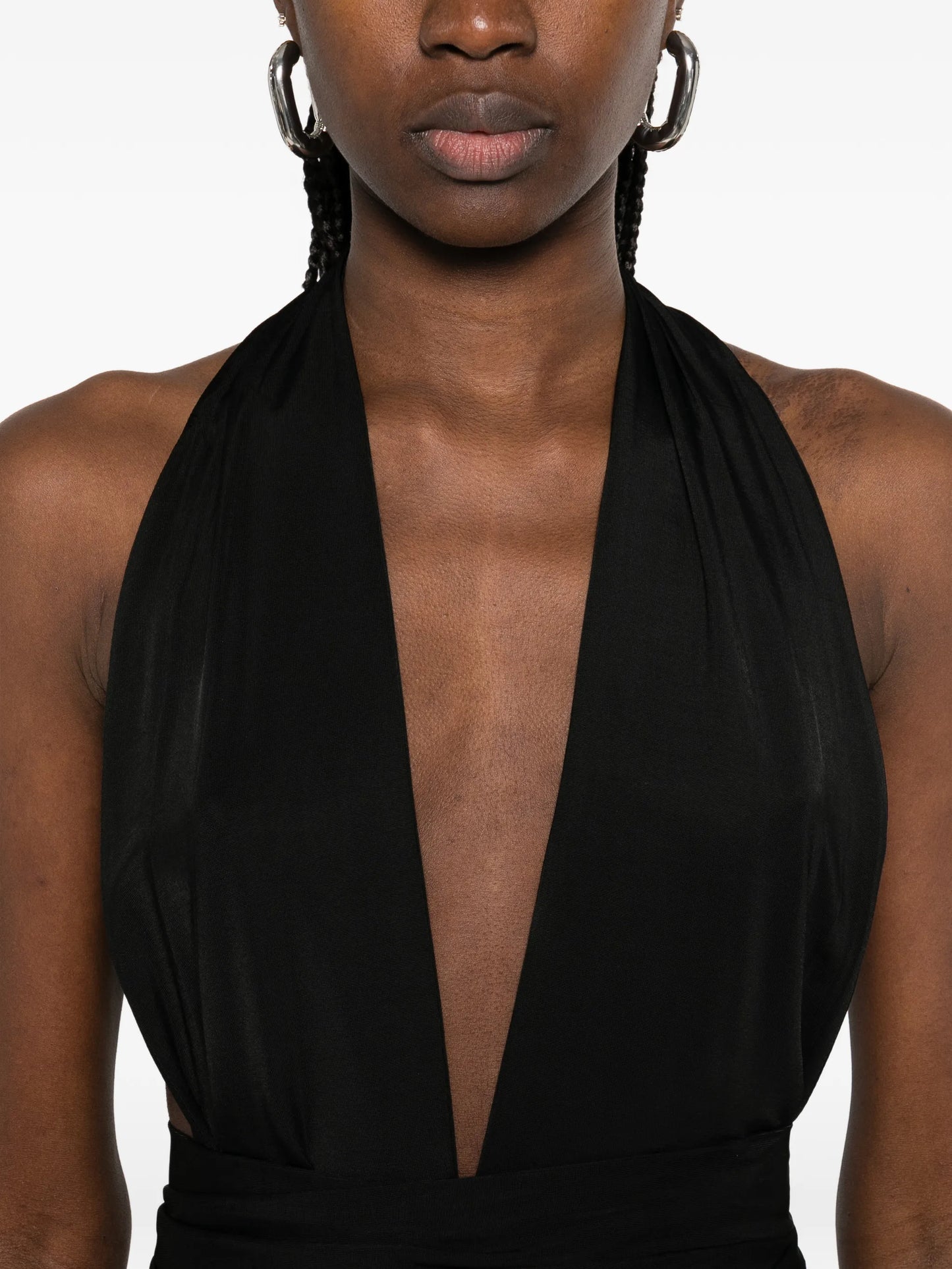 Zirra V-neck midi dress