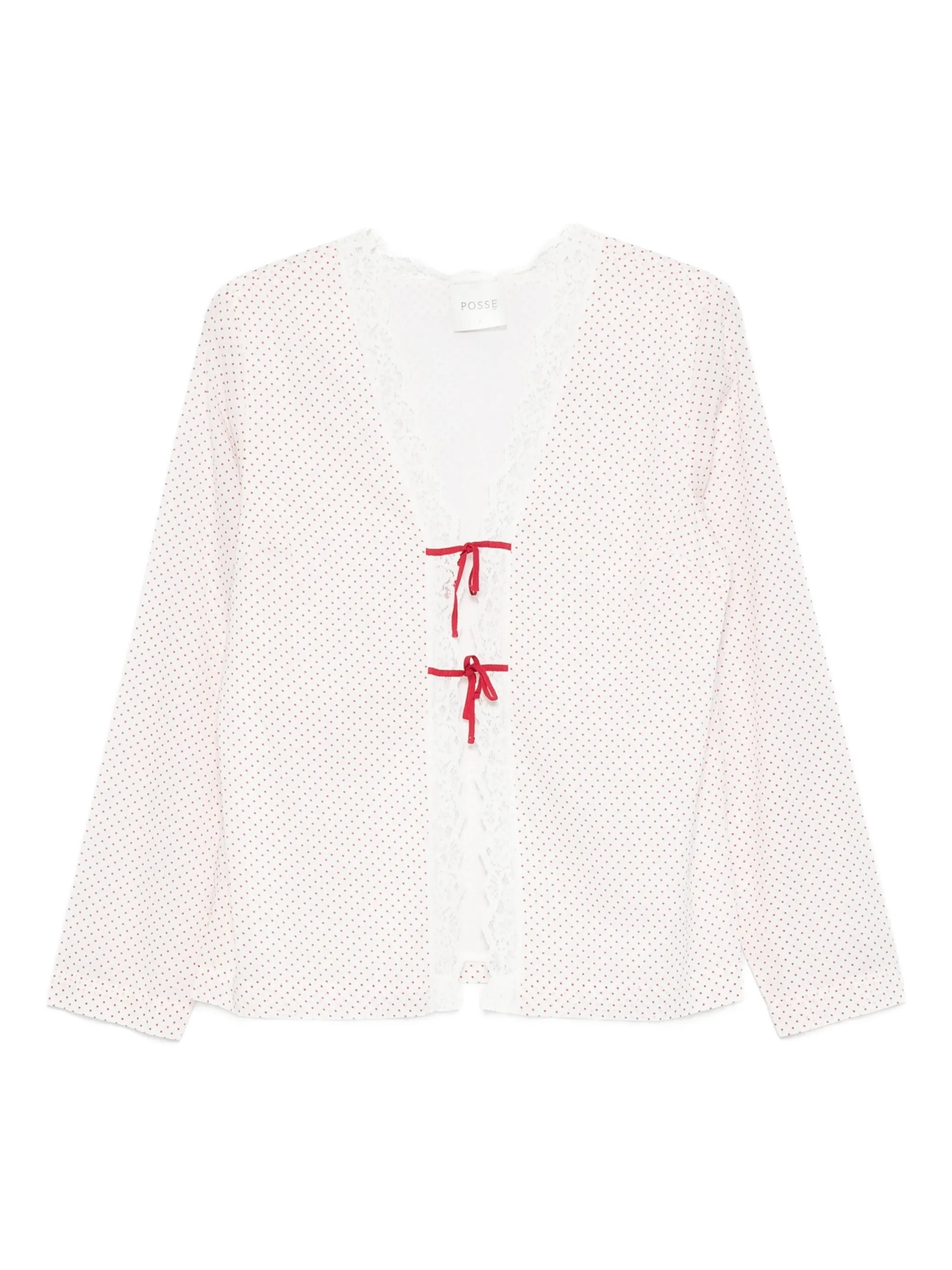 Marlowe lace bows blouse