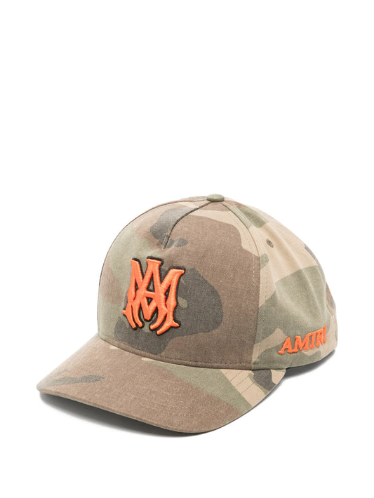 MA outline camo hat