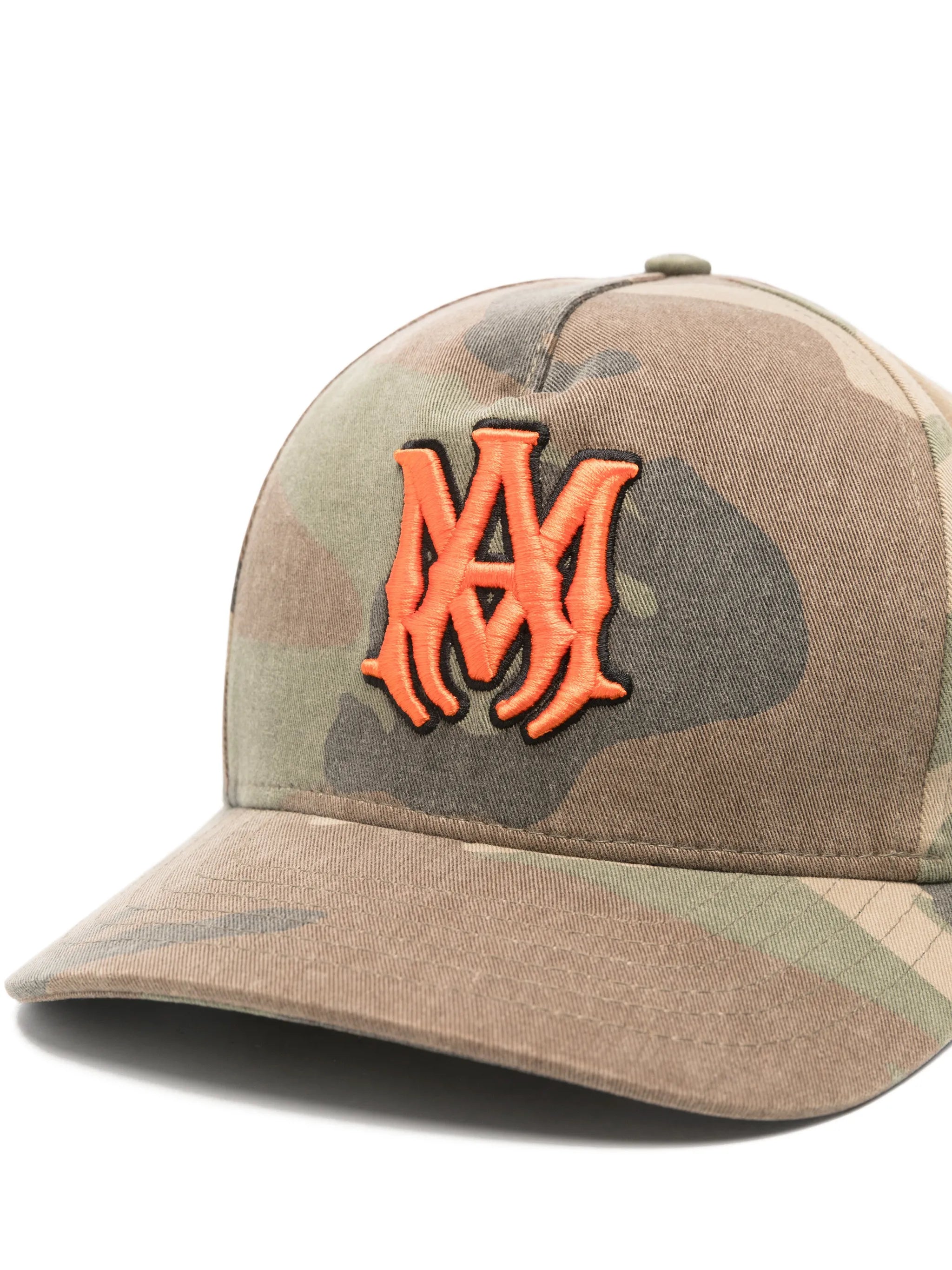 MA outline camo hat