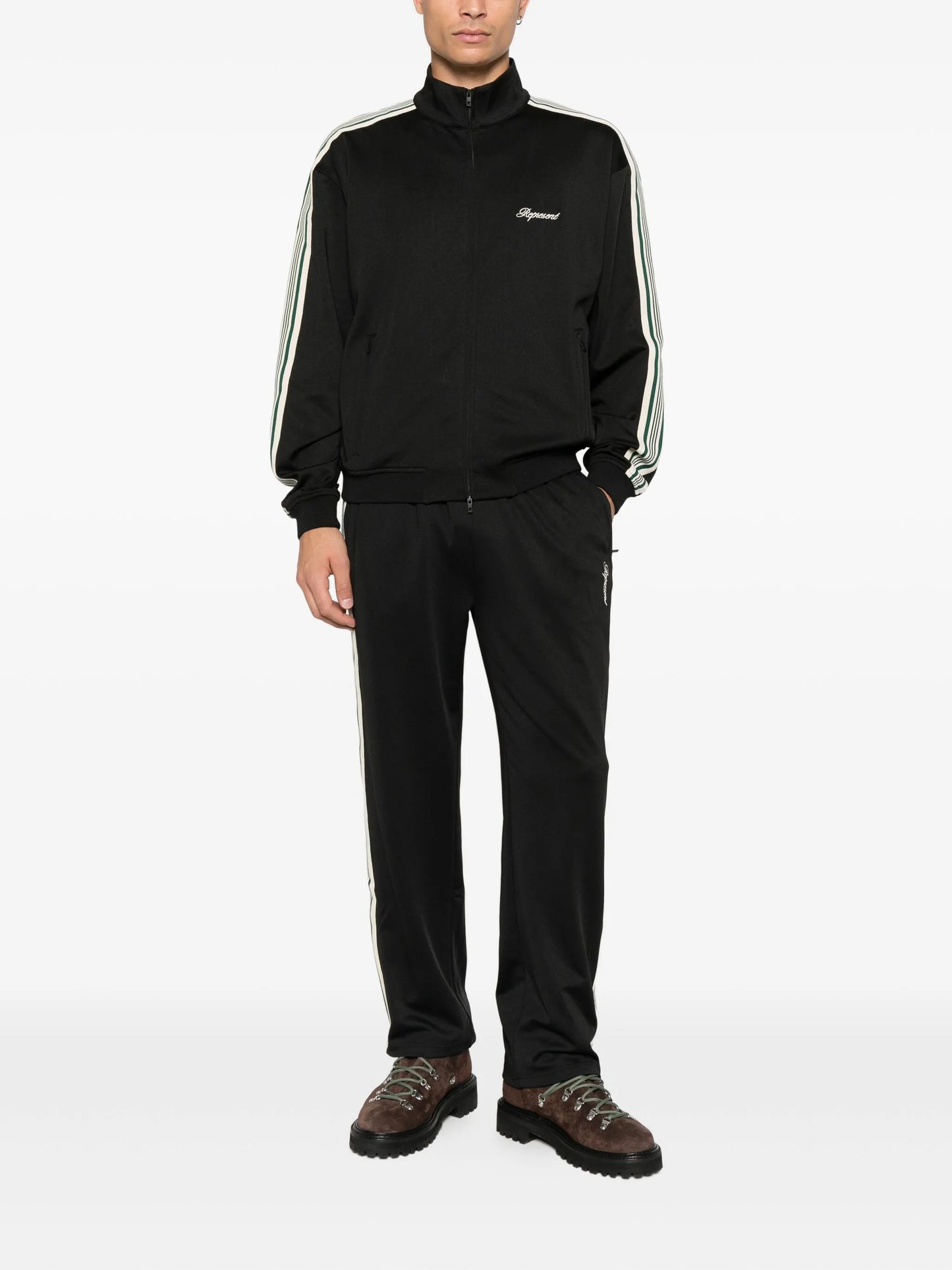 logo-detail track pant