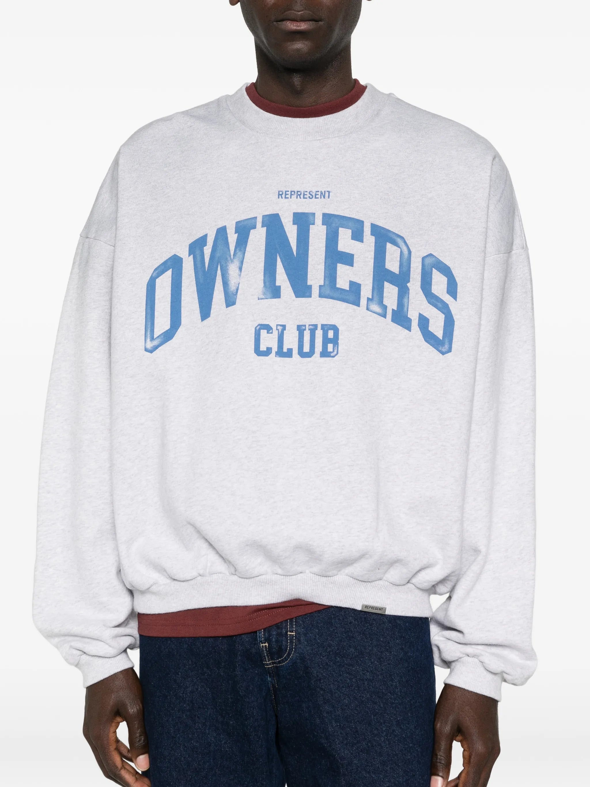 graphic crew-neck sweatshirt