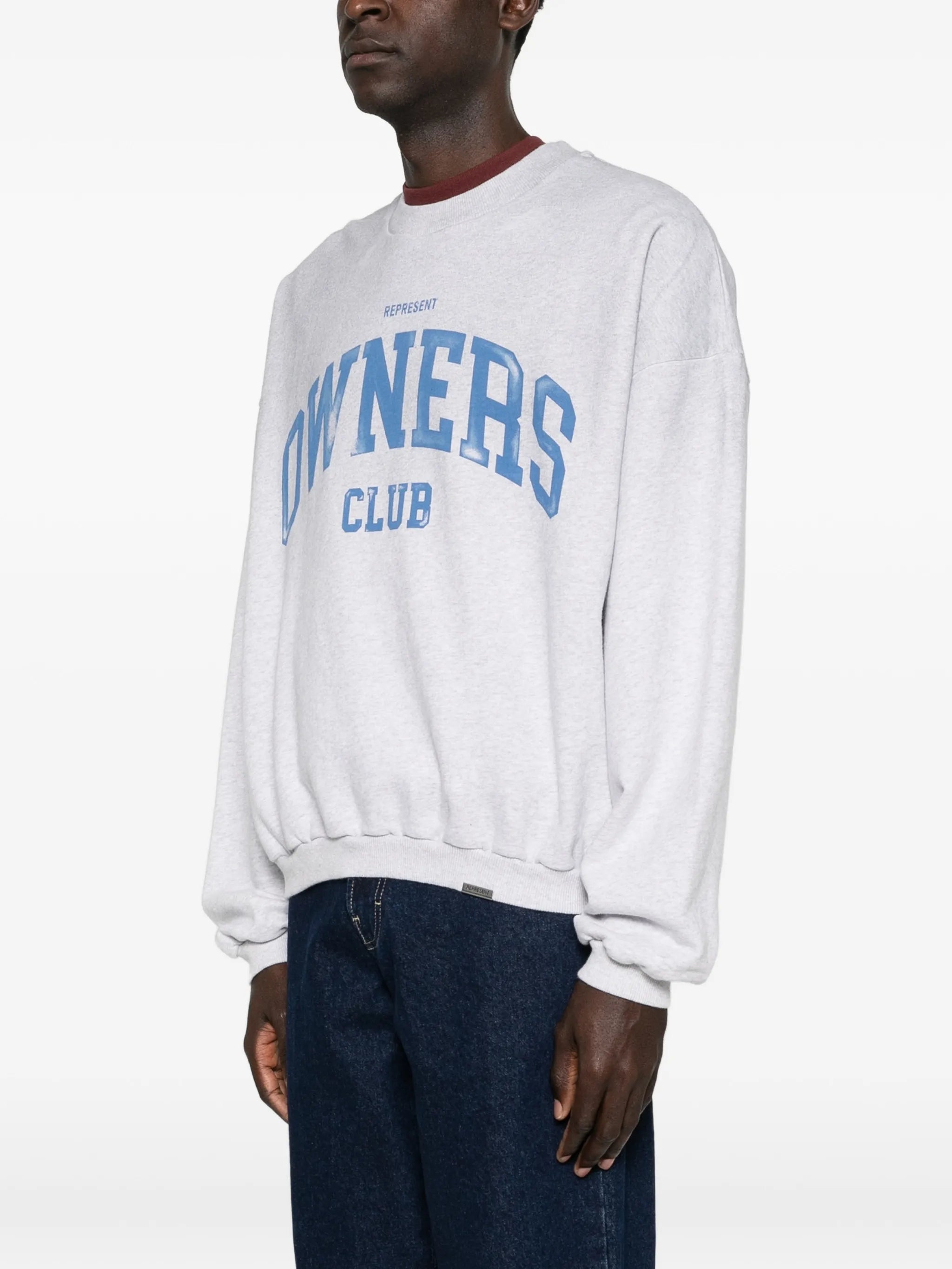 graphic crew-neck sweatshirt