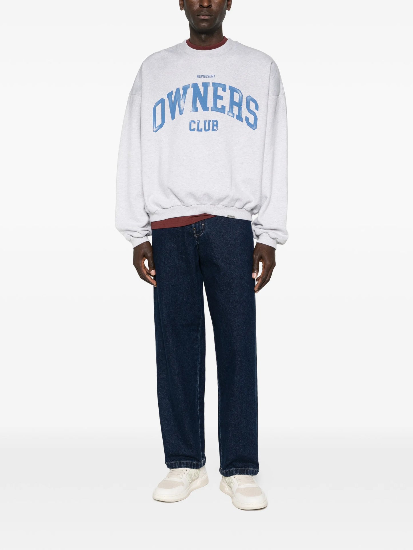 graphic crew-neck sweatshirt