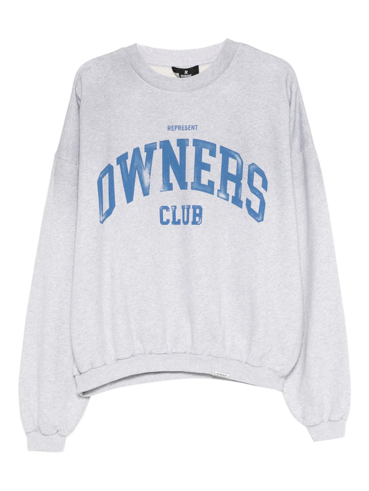 graphic crew-neck sweatshirt