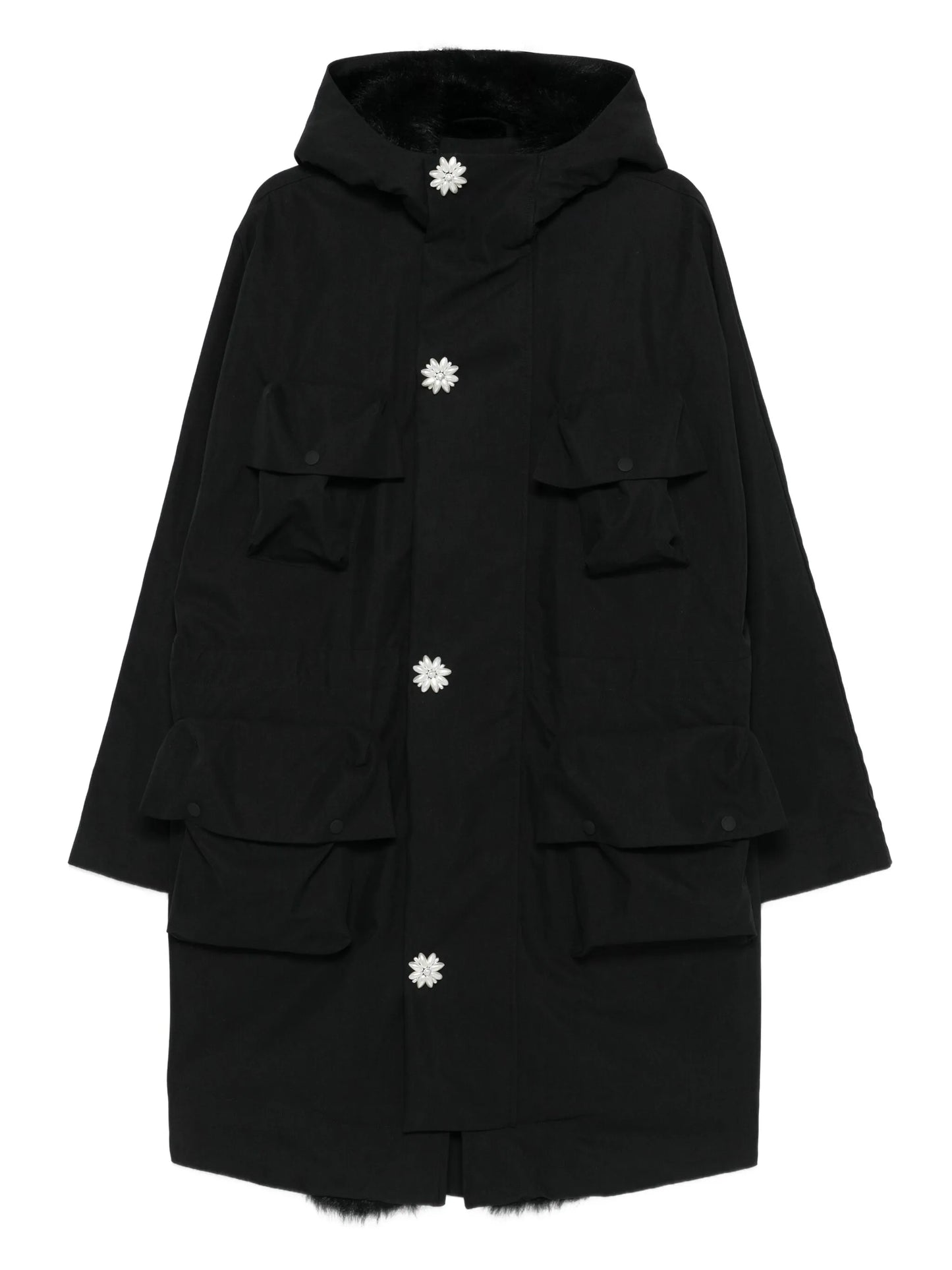 hooded parka coat