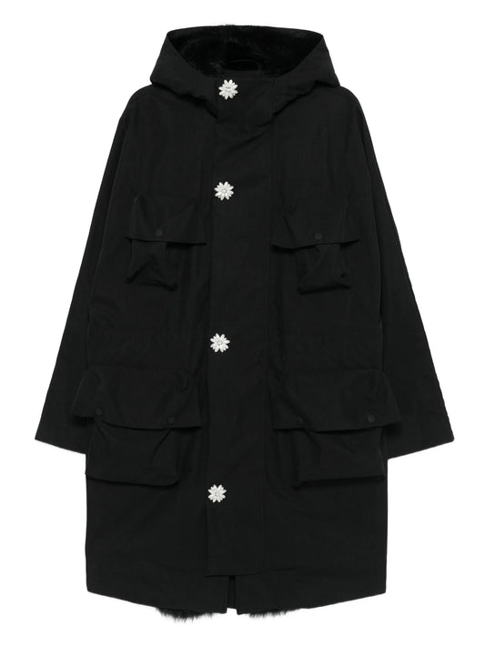 hooded parka coat