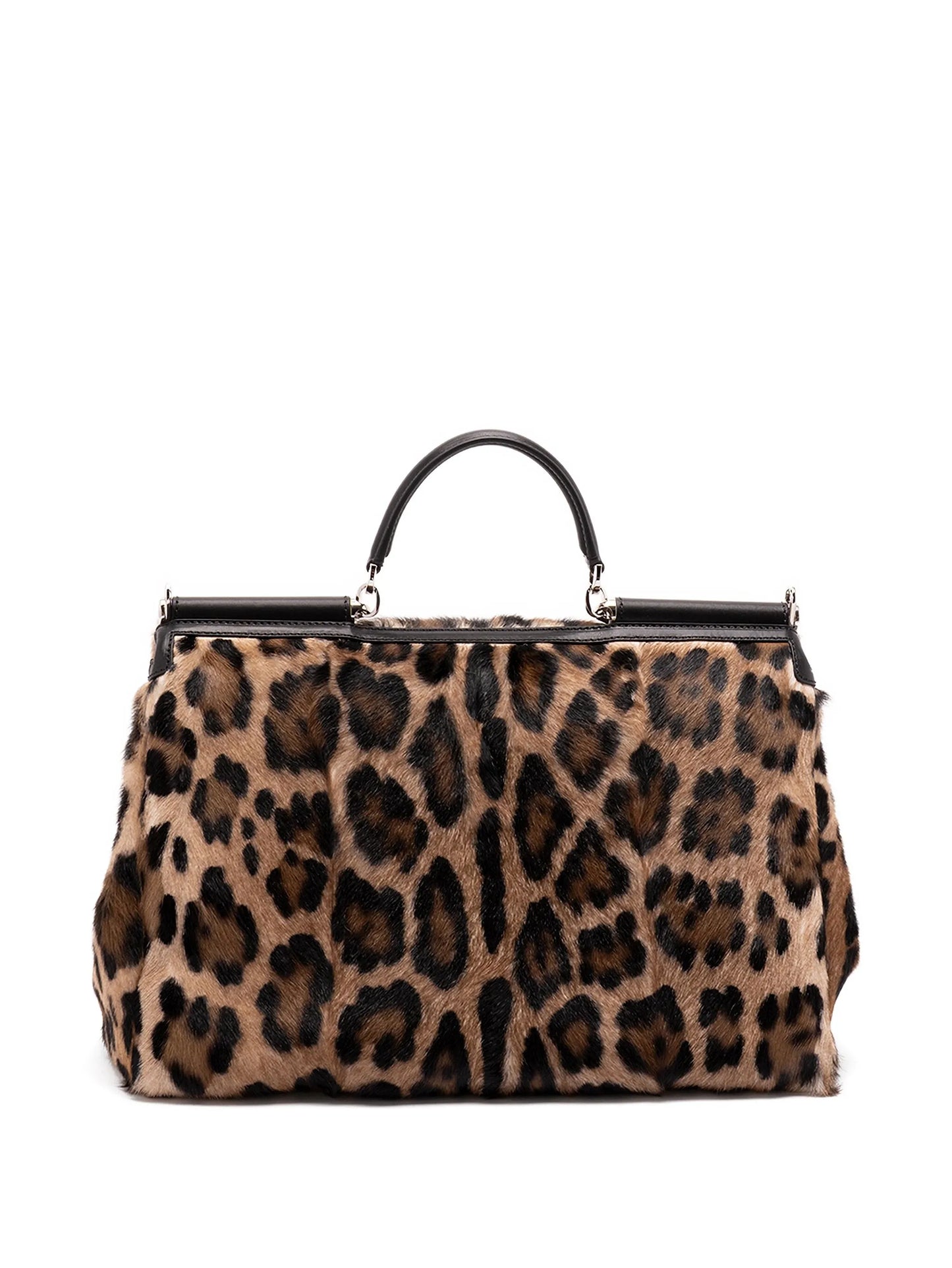 leopard-print tote bag