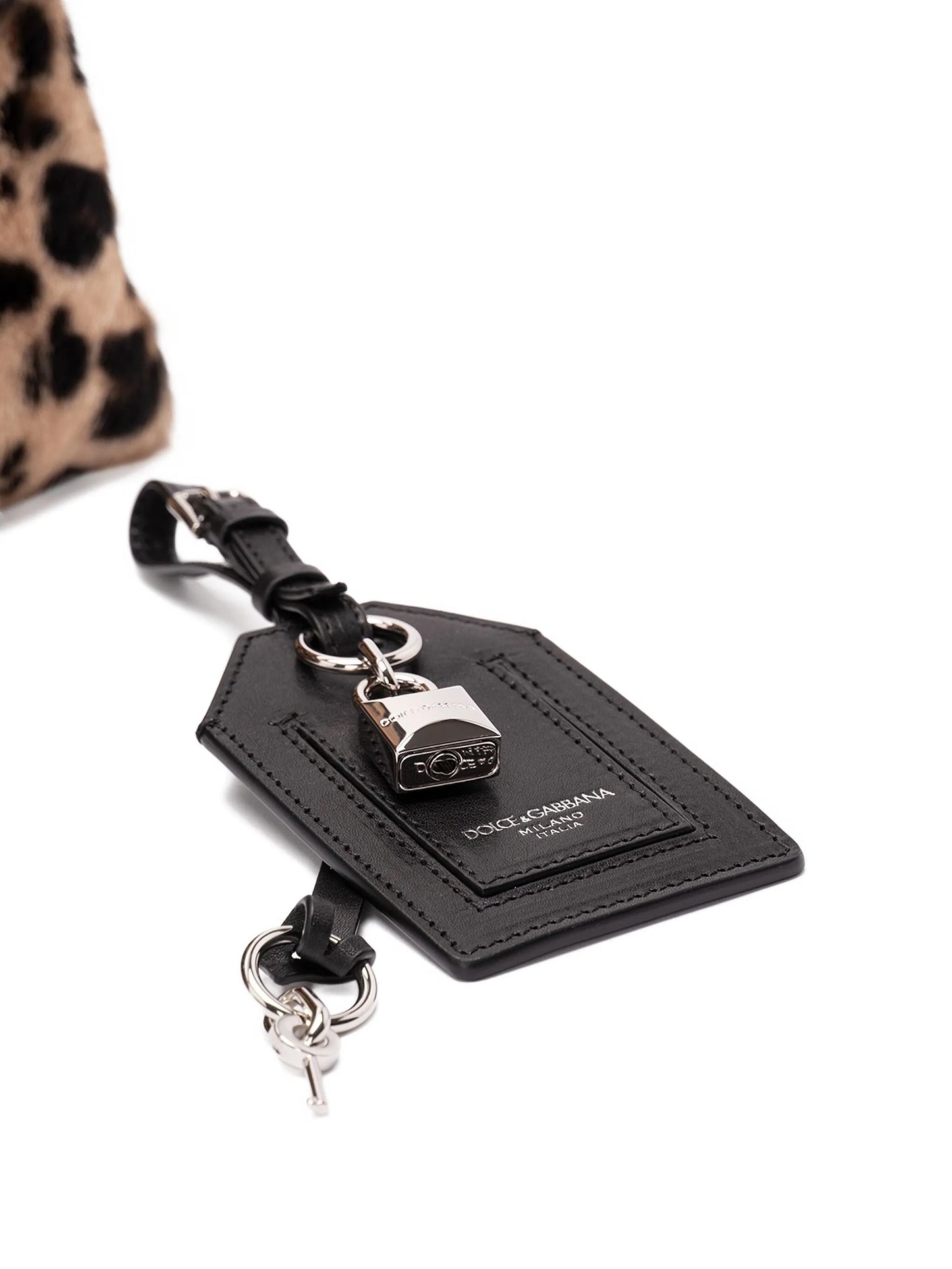 leopard-print tote bag