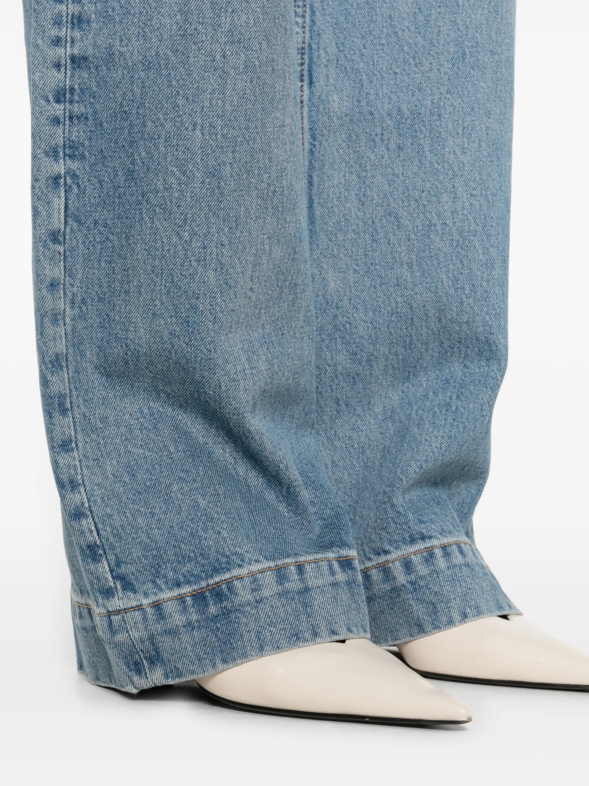 wide-leg jeans