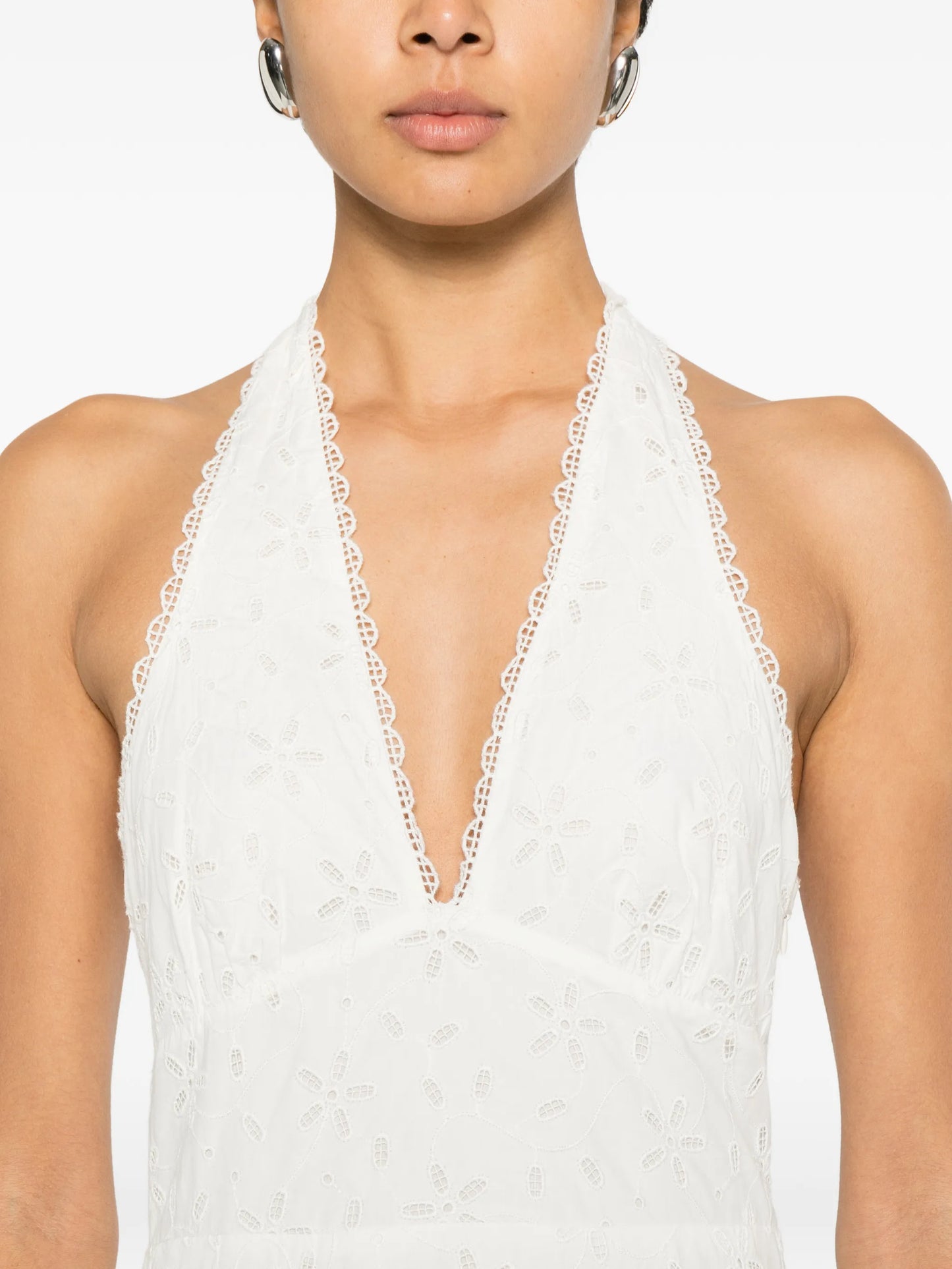 Salma halterneck midi dress