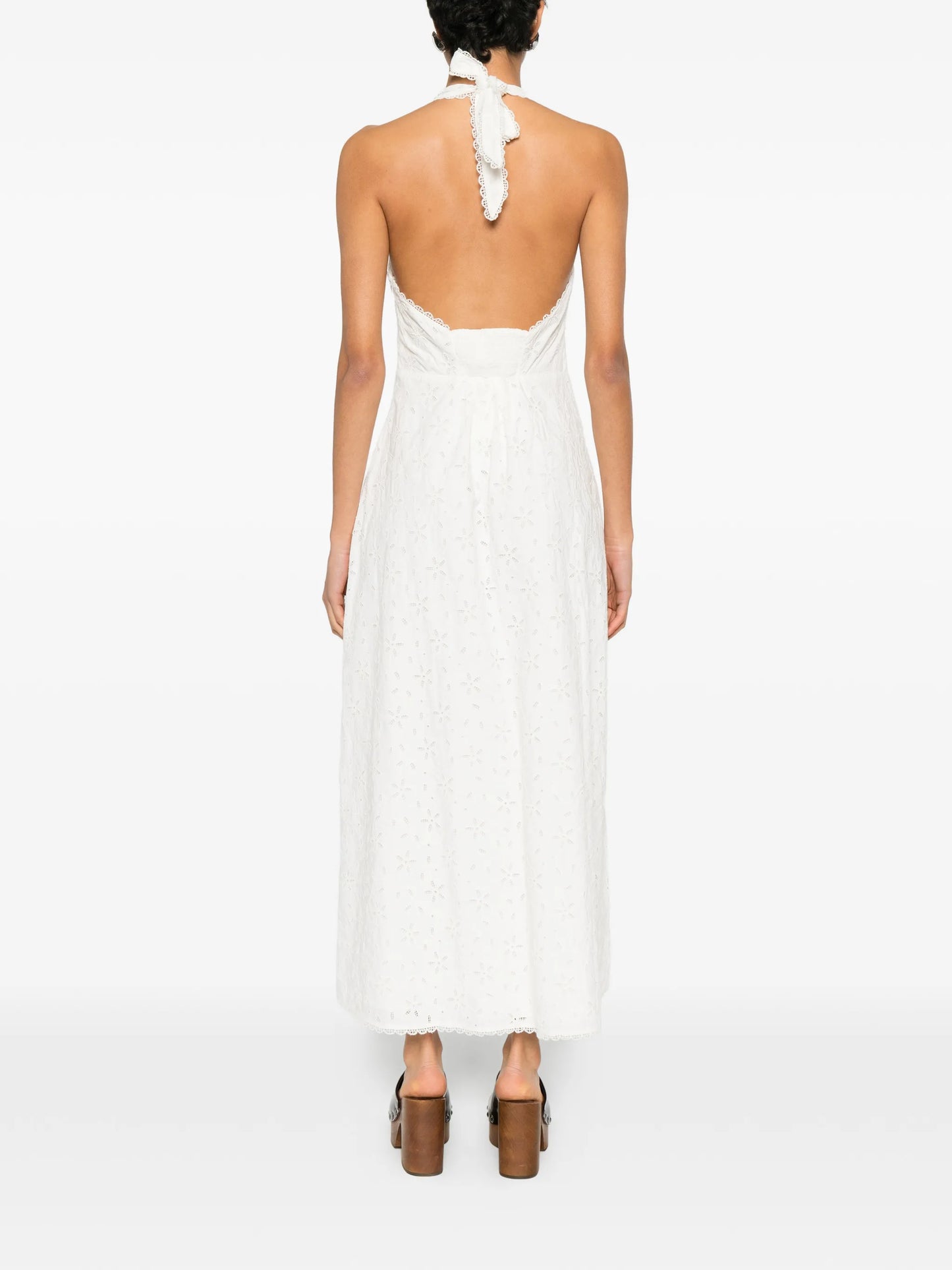 Salma halterneck midi dress
