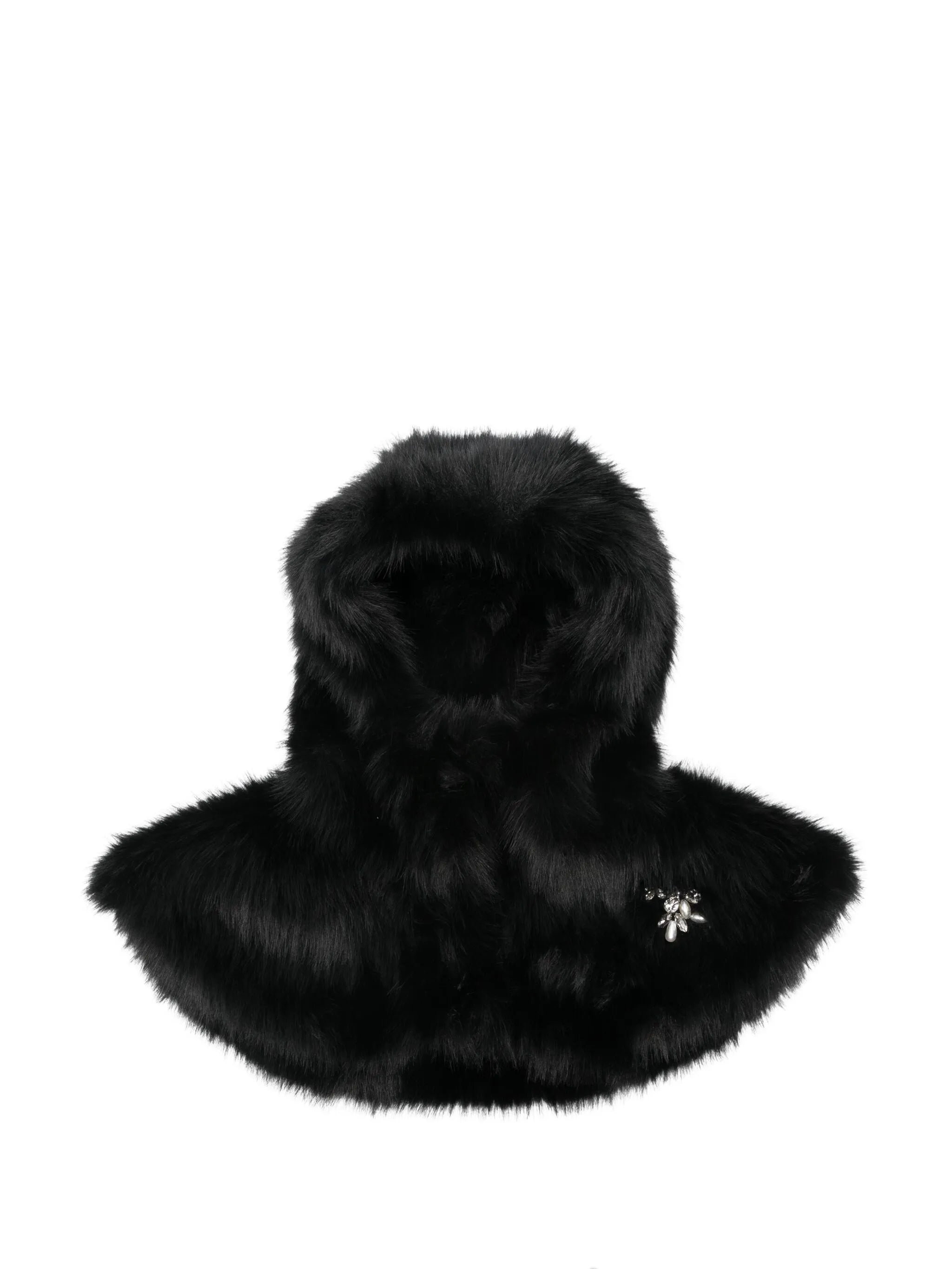faux-fur balaclava