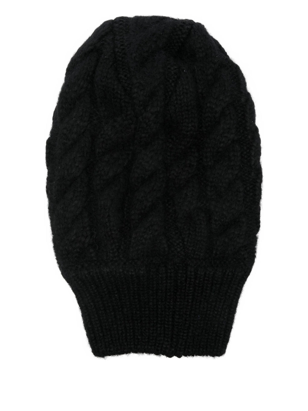 knitted crystal-embellished balaclava hat