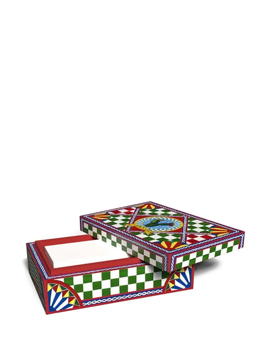 patterned domino box (17cm x 12 cm)