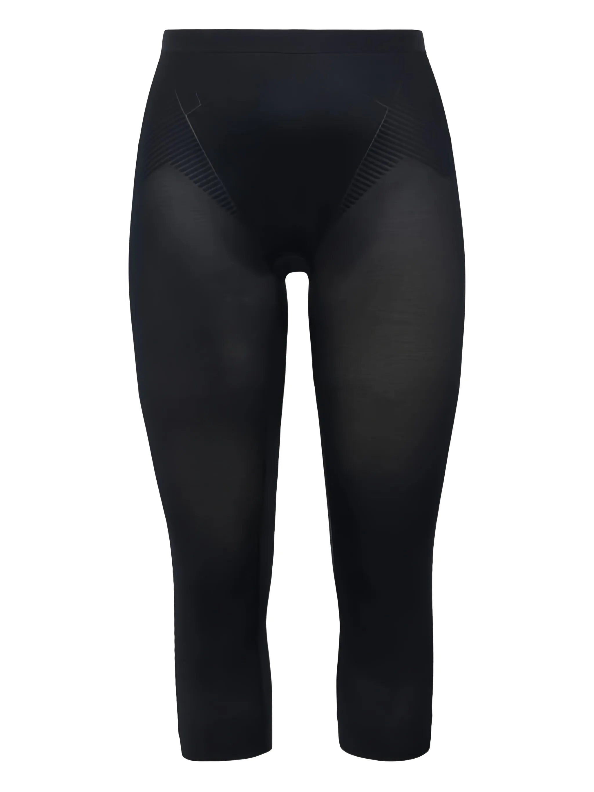 ribbed capri trousers