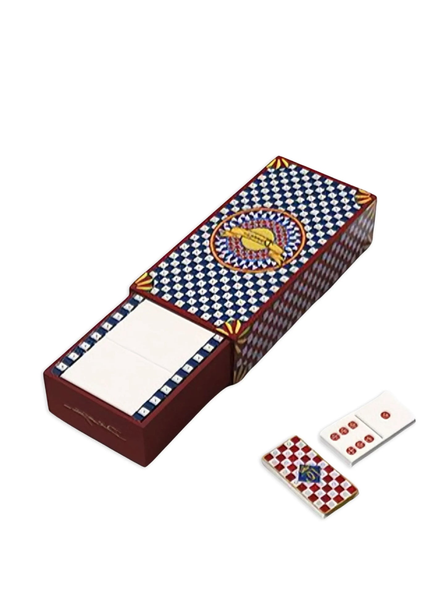 checkerboard domino cart set (15cm x 8cm)