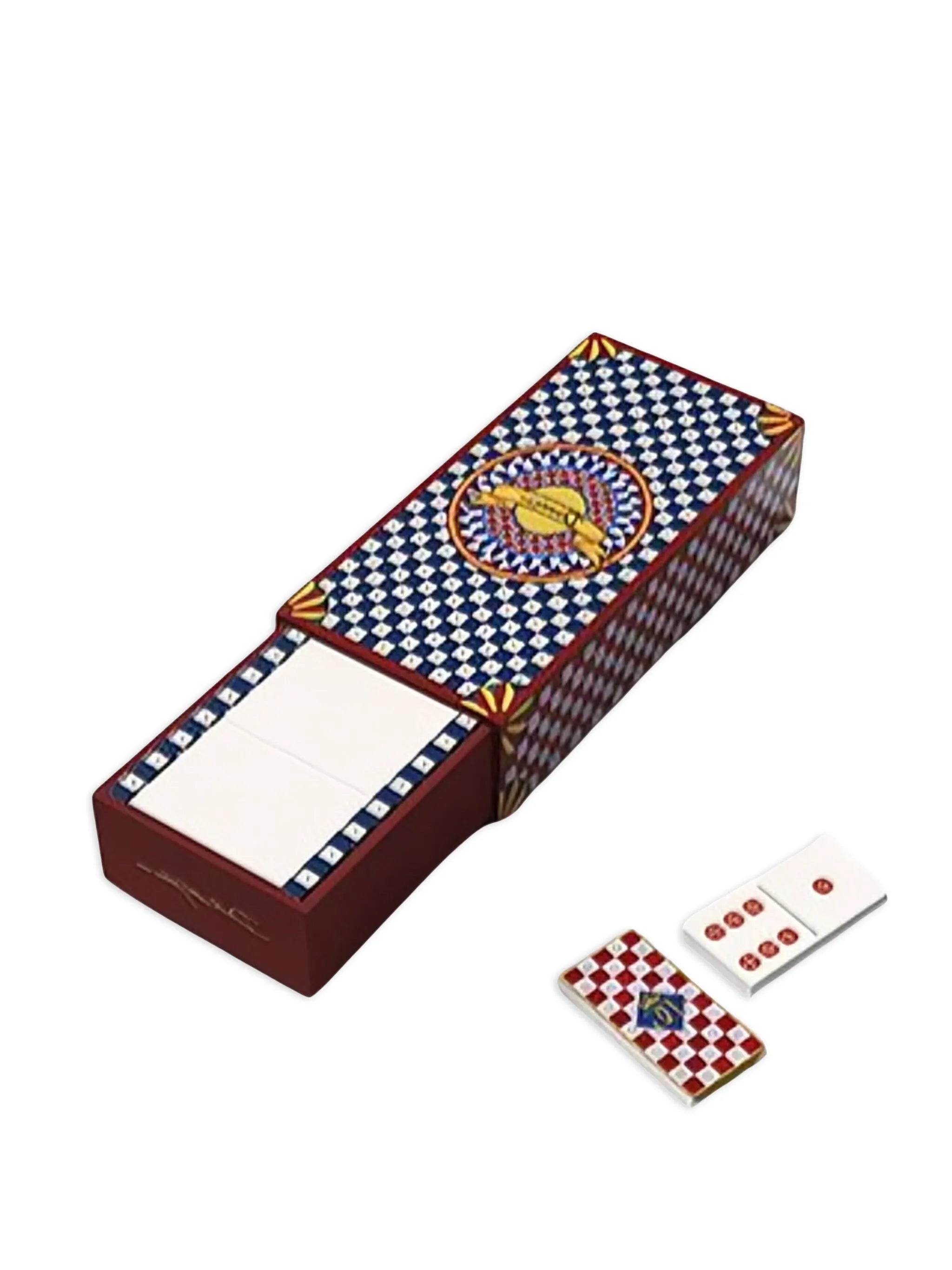 checkerboard domino cart set (15cm x 8cm)