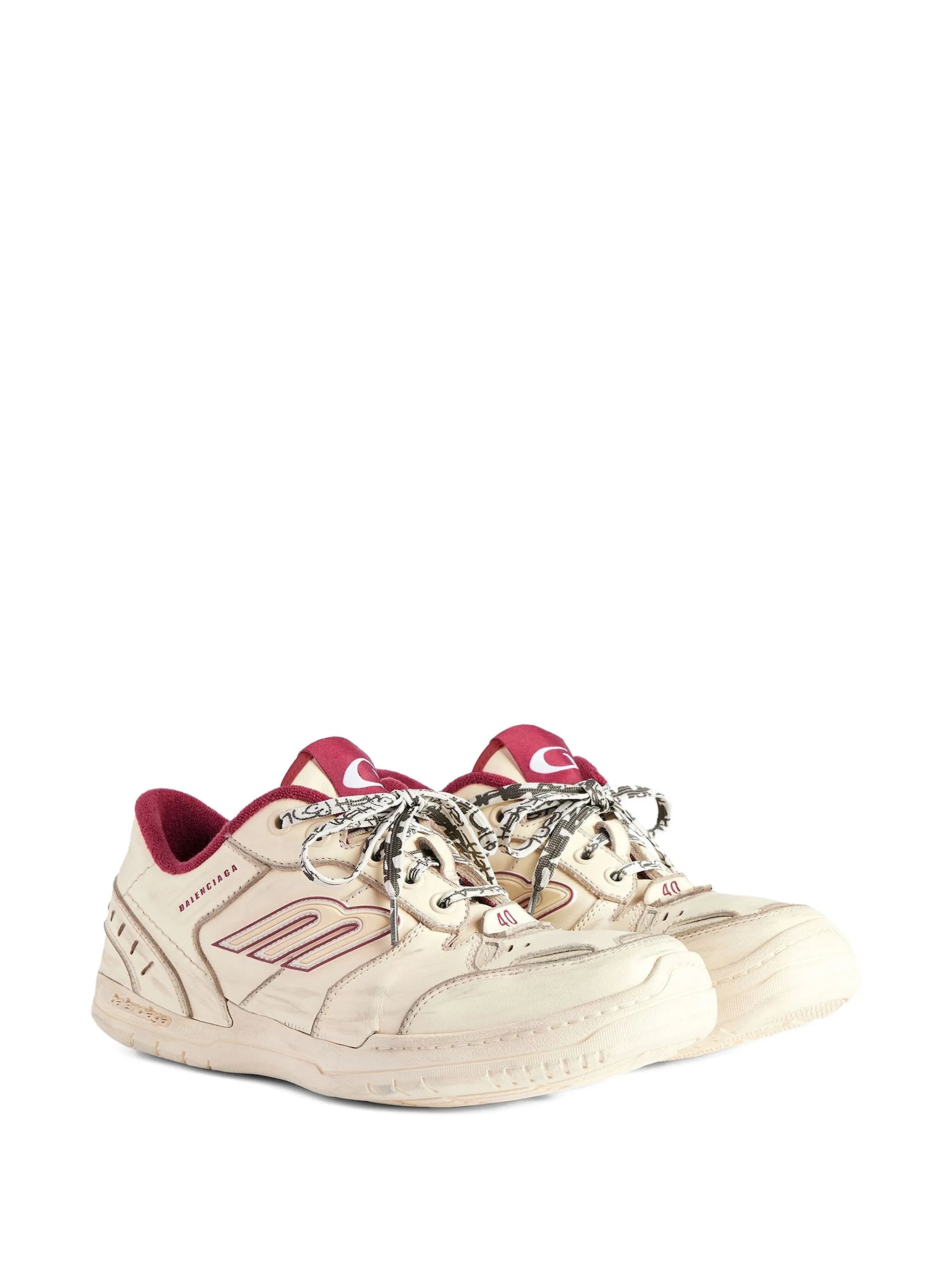 Hamptons Medium Worn-Out lace-up sneakers