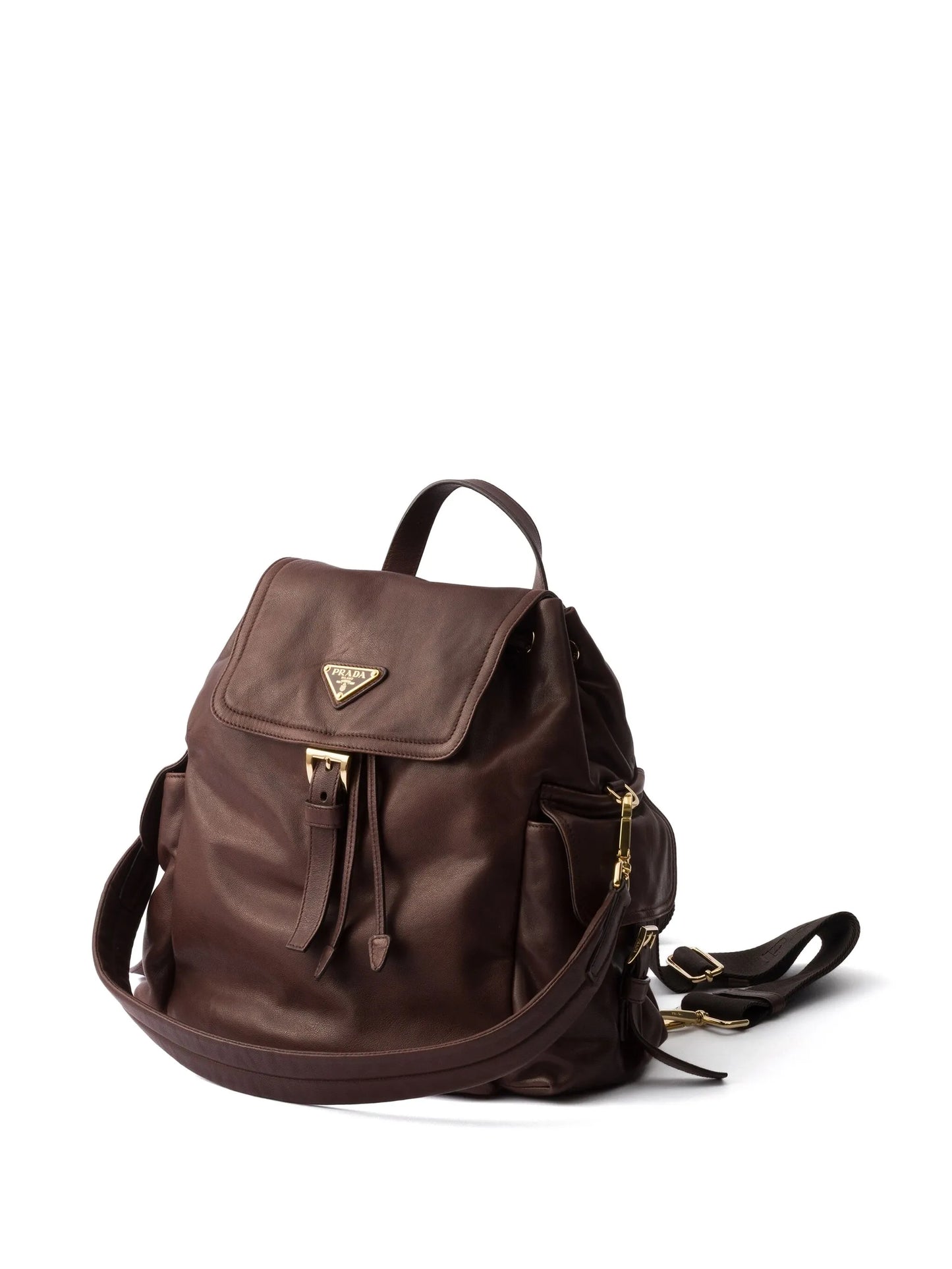 medium Explore leather backpack