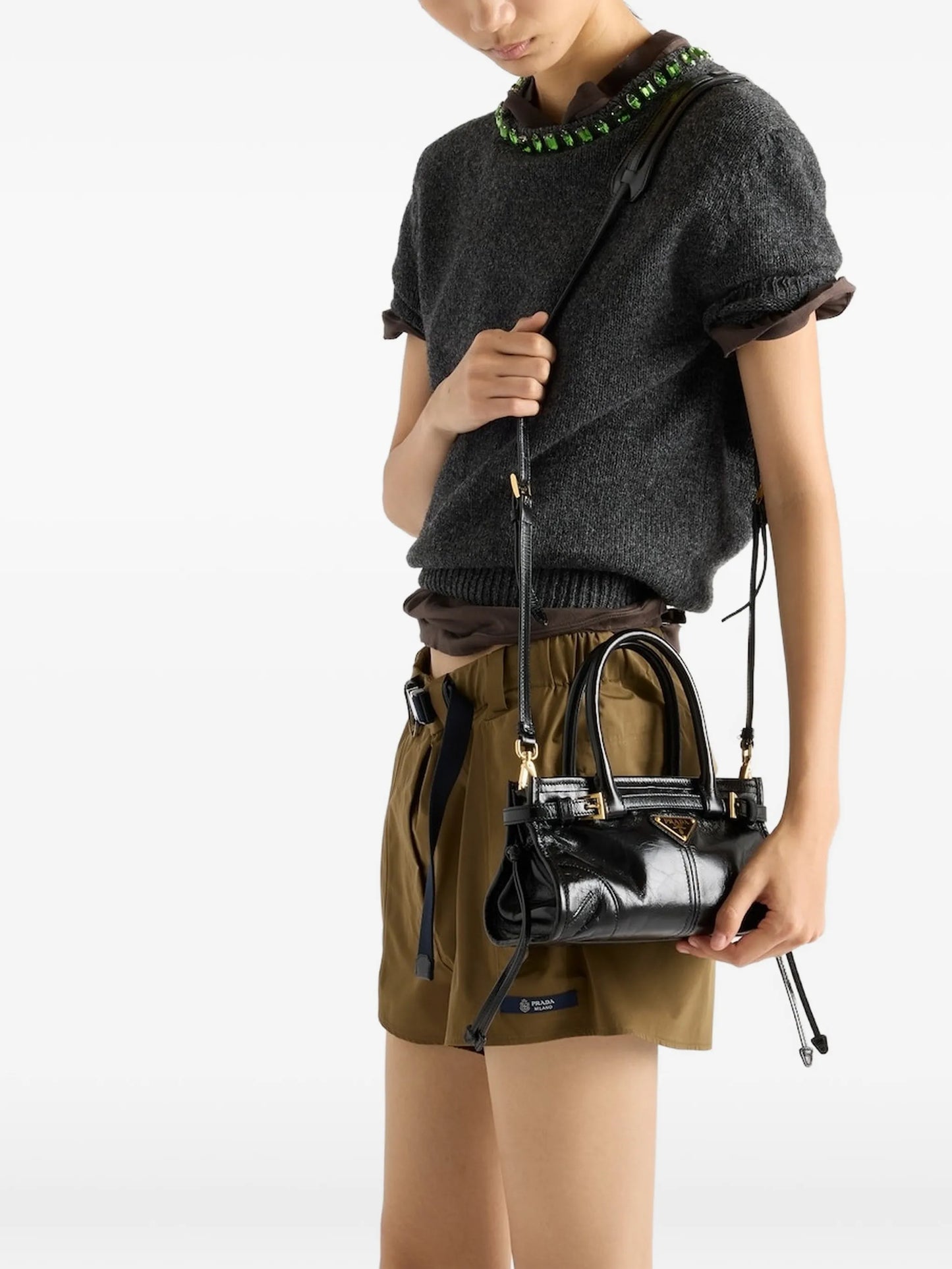 Bonnie leather mini handbag