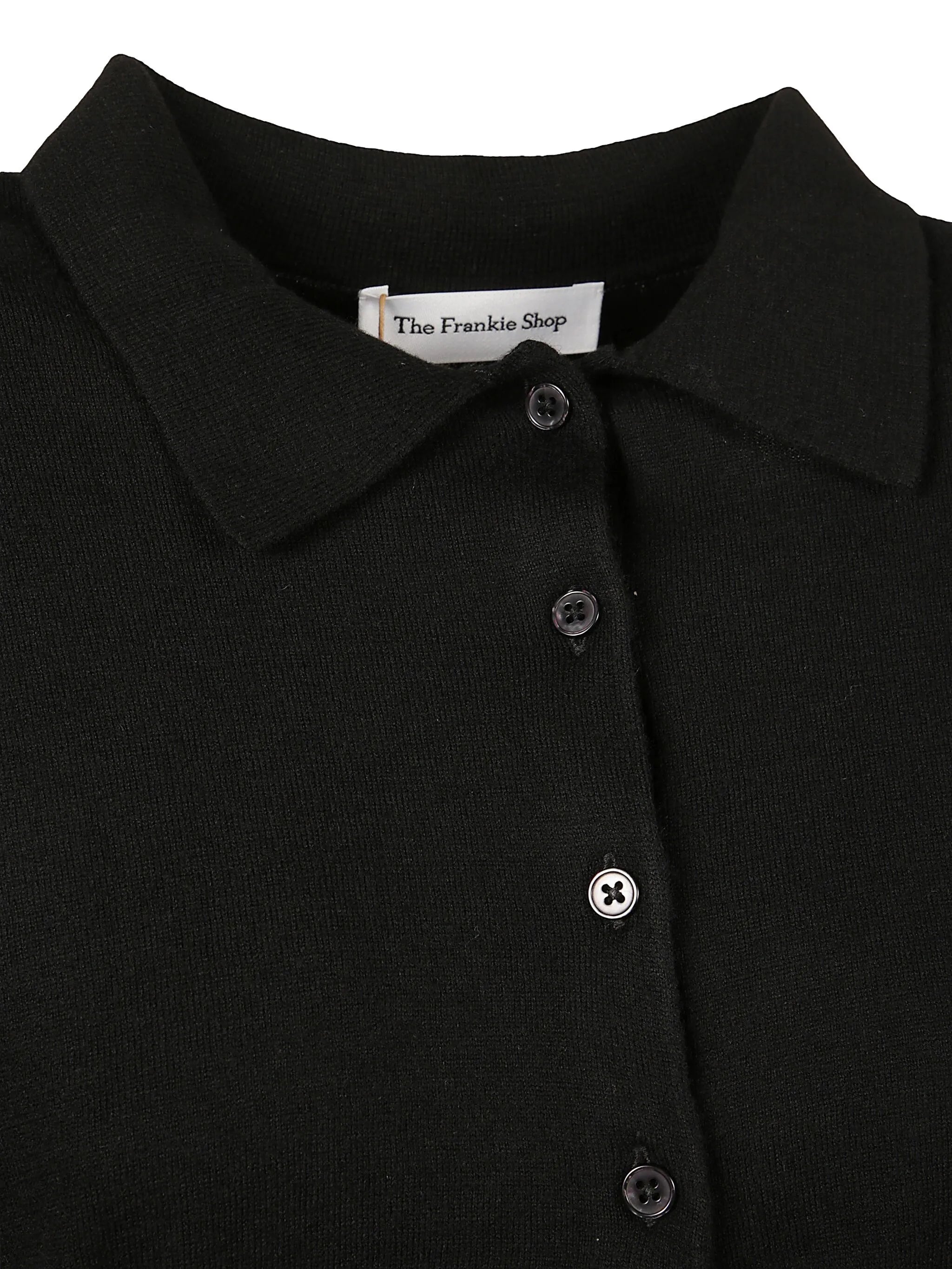 knit polo shirt