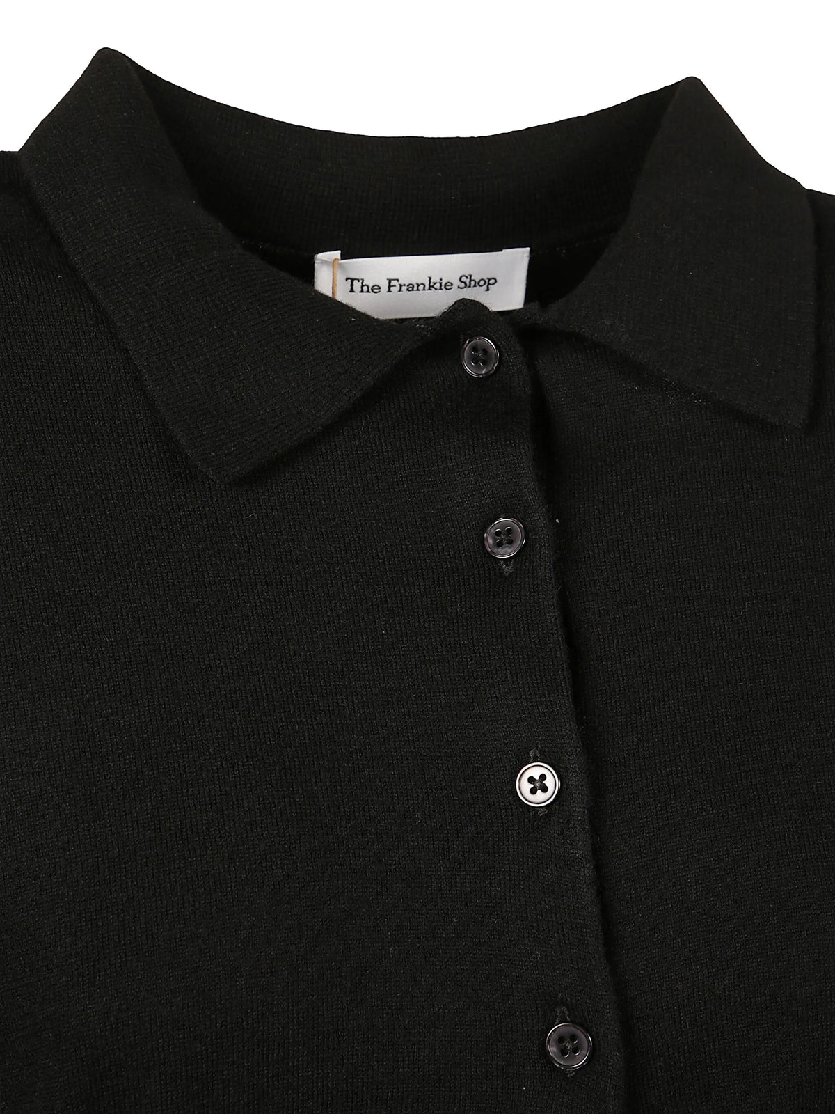 knit polo shirt