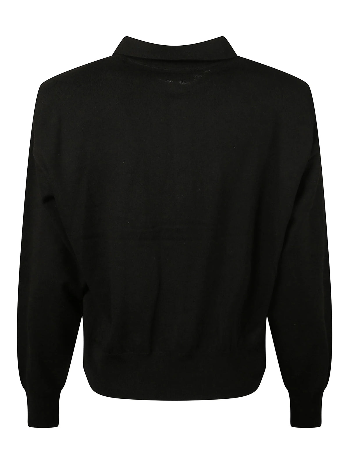 knit polo shirt