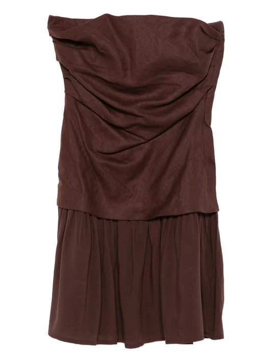 Hedy square-neck mini dress