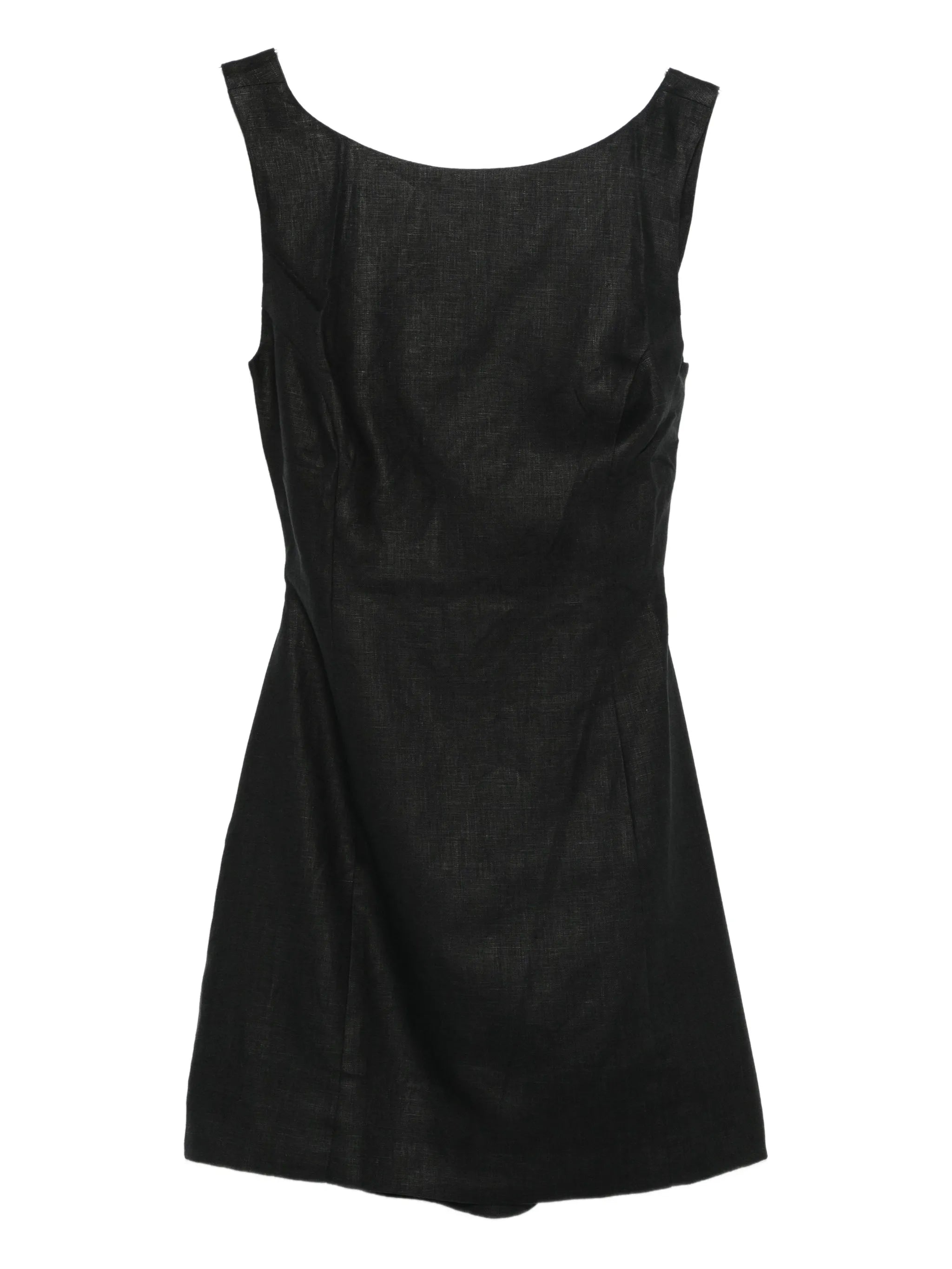 Sofia boat-neck mini dress