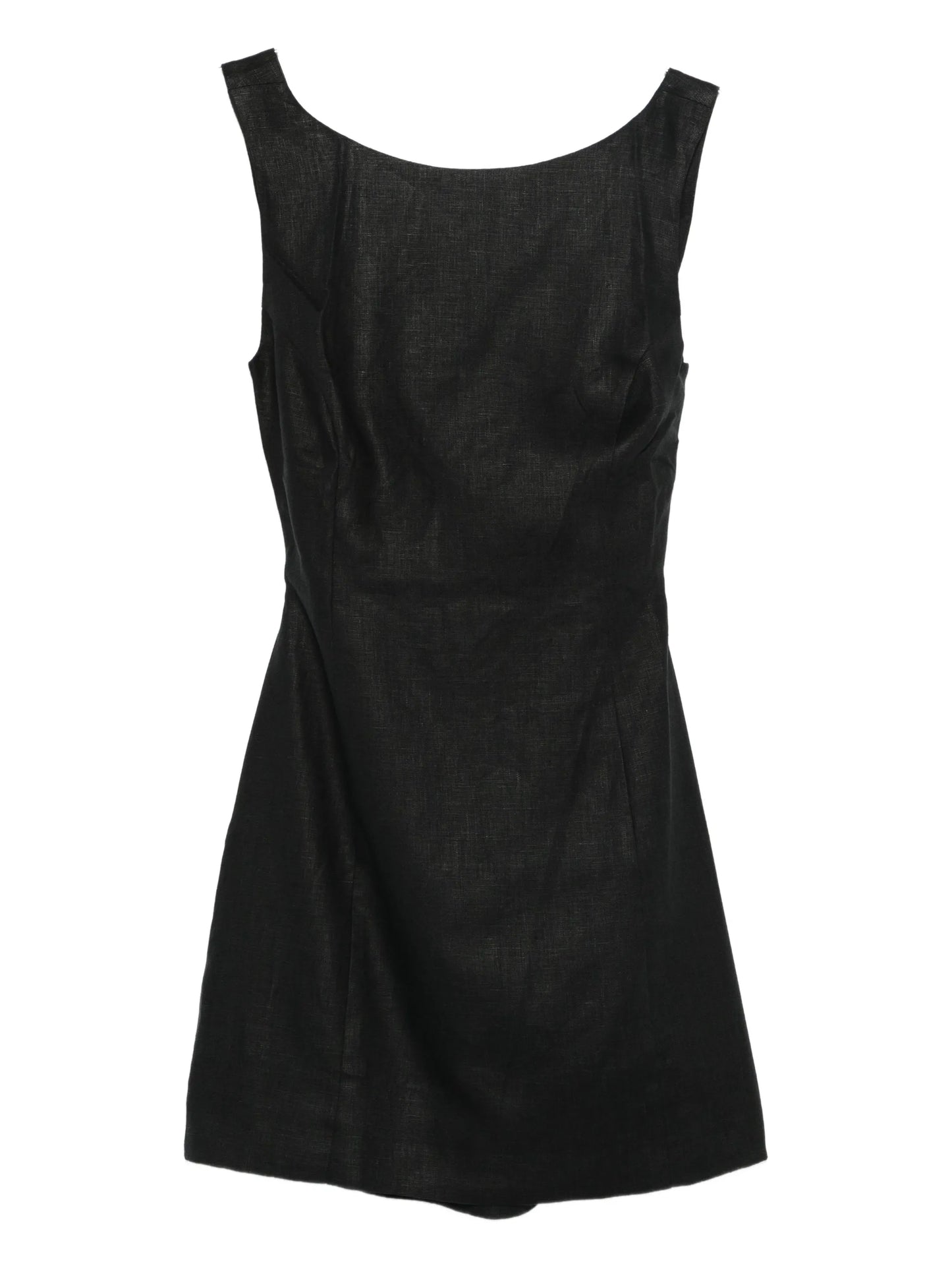 Sofia boat-neck mini dress