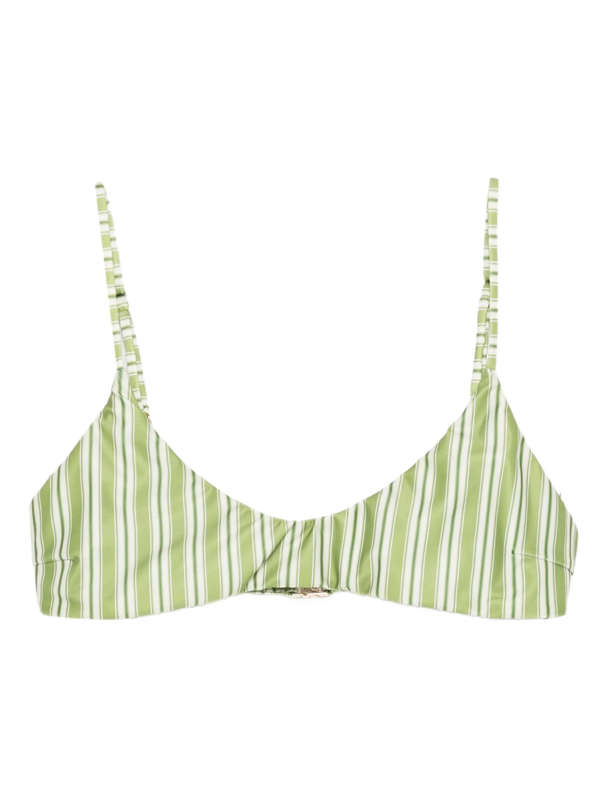 Harper striped bikini top