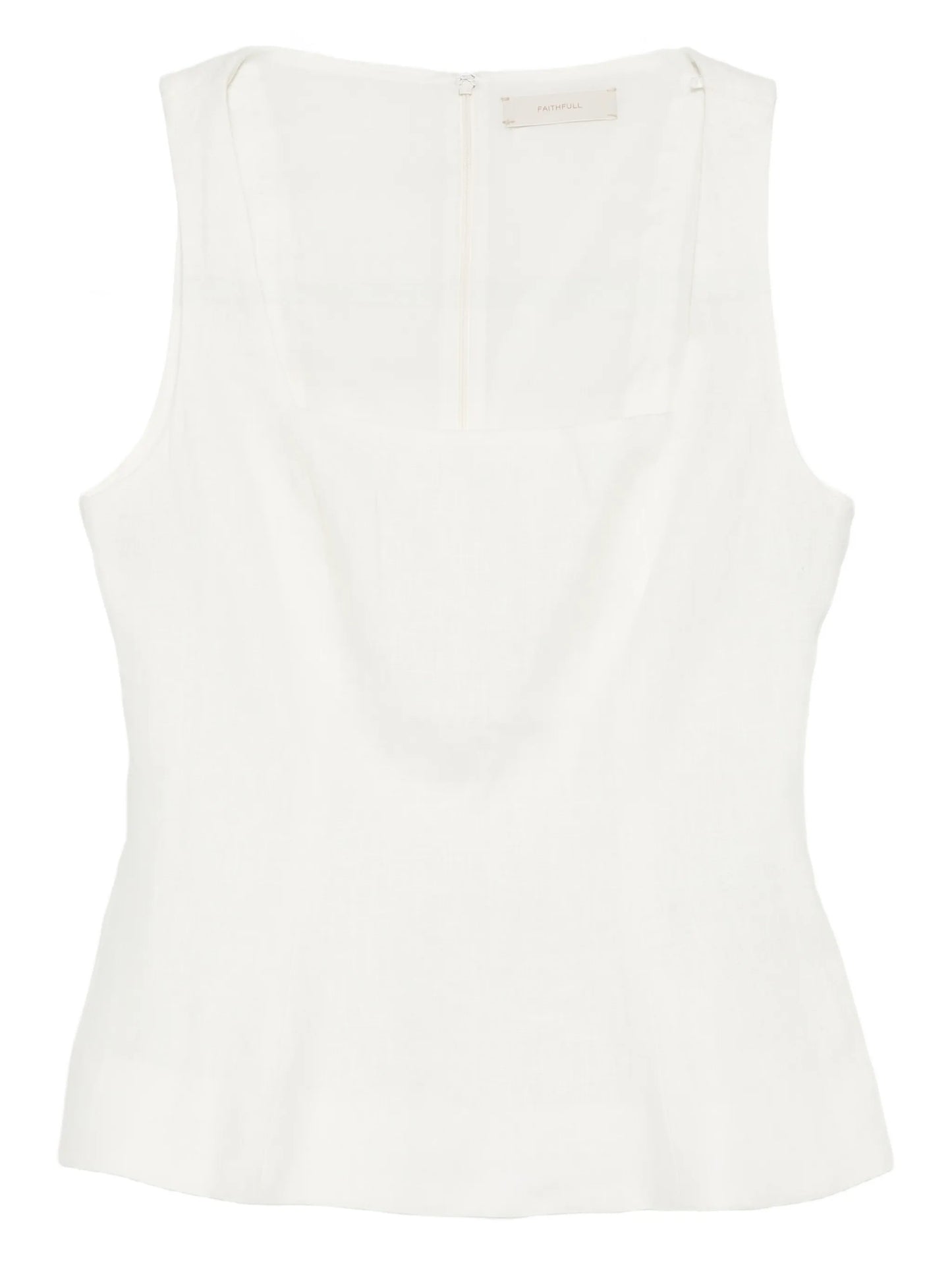Mina square-neck top