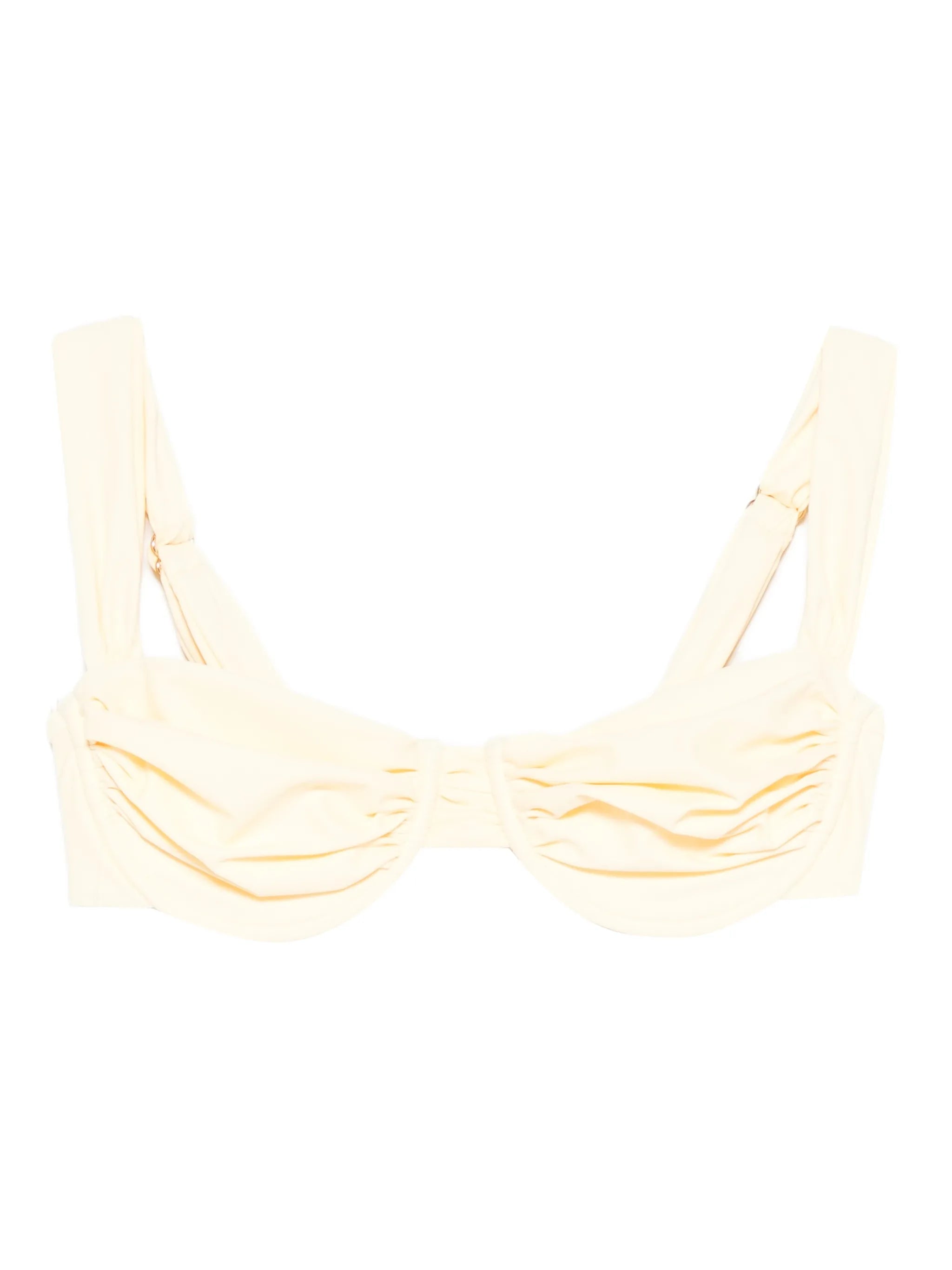 Sol gathered bikini top