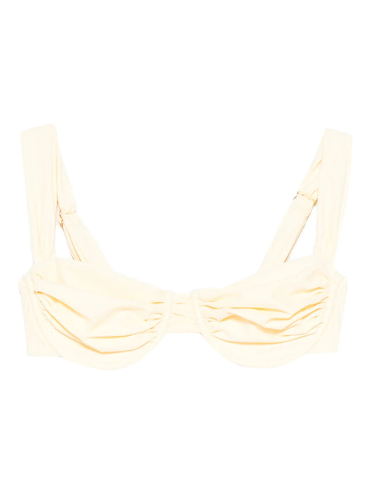 Sol gathered bikini top