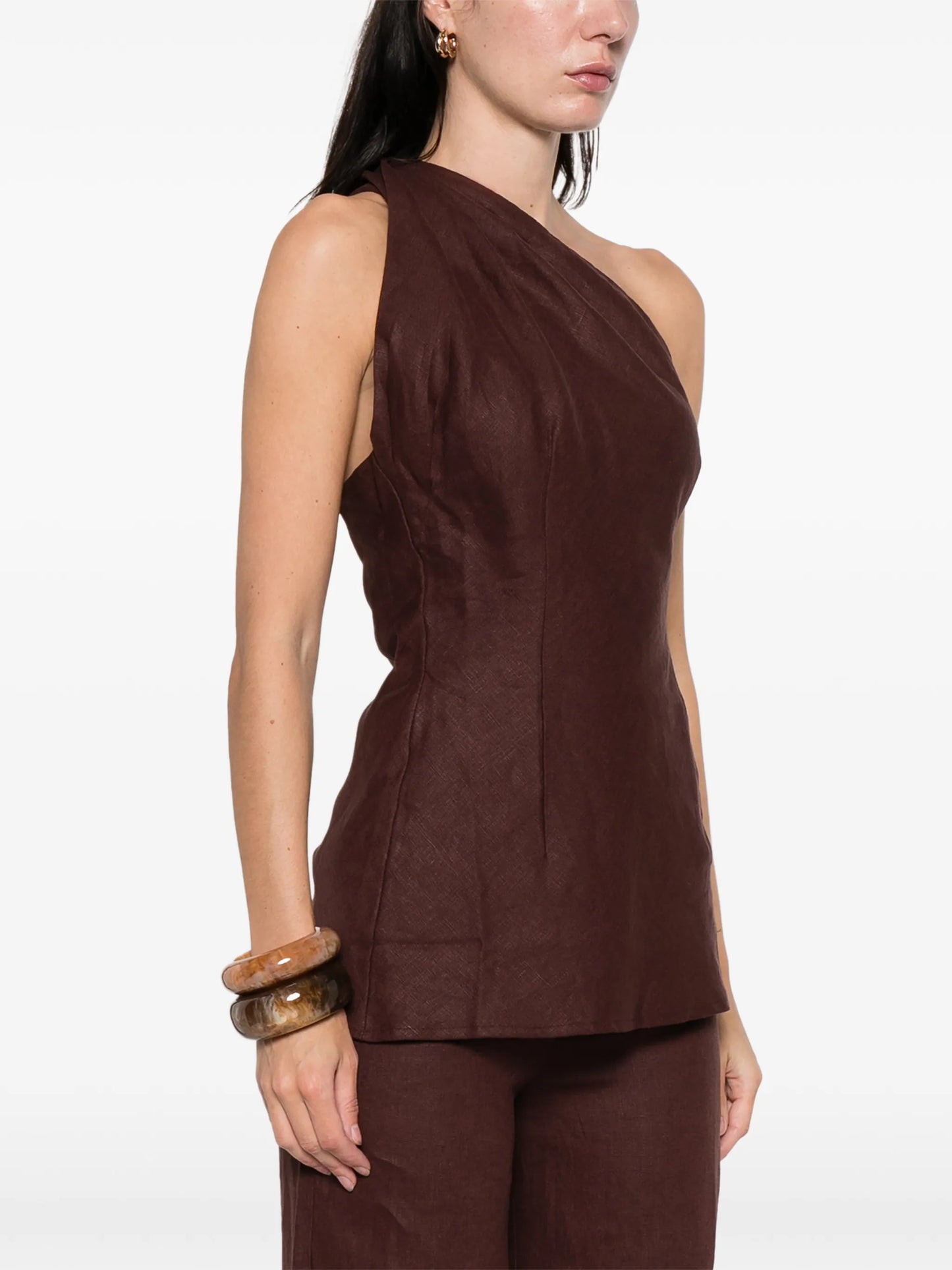 Agua one-shoulder top