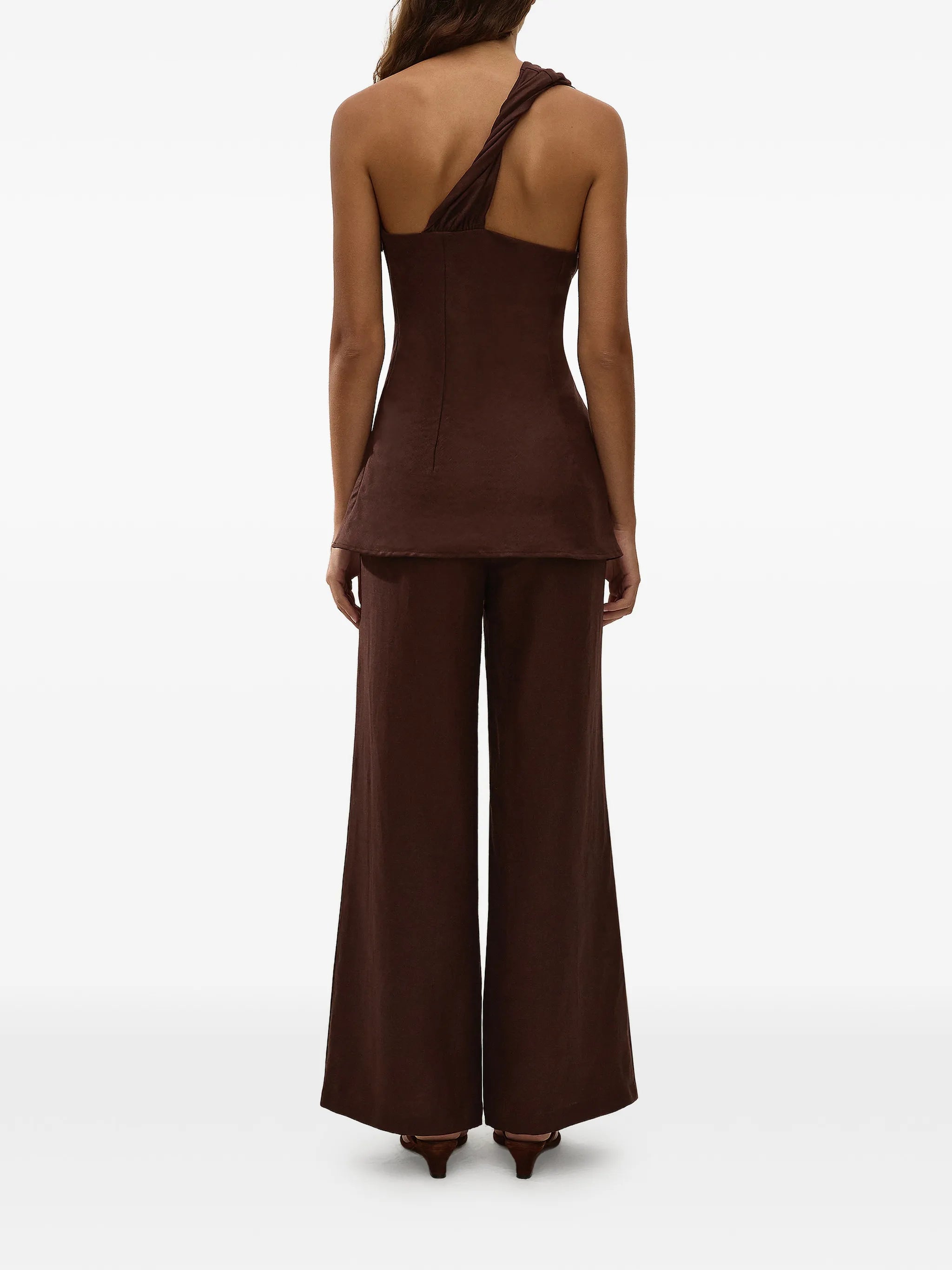 Agua one-shoulder top