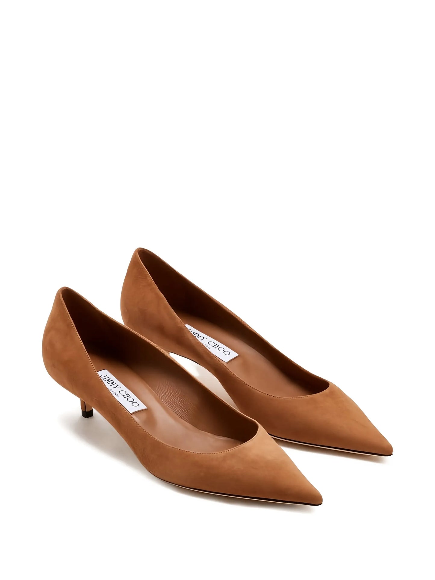 35mm Amela pointed suede pumps