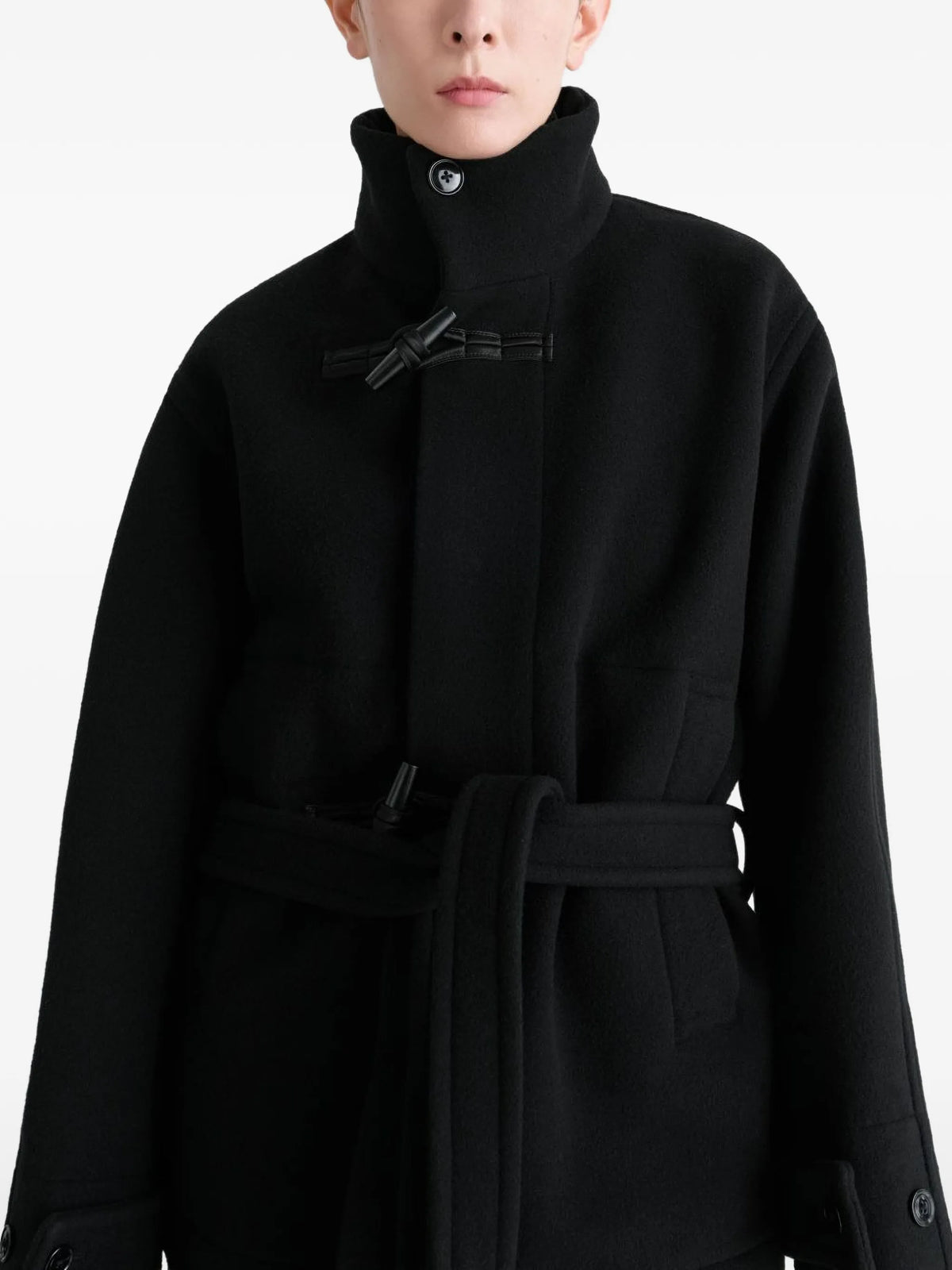 short duffle coat in wool