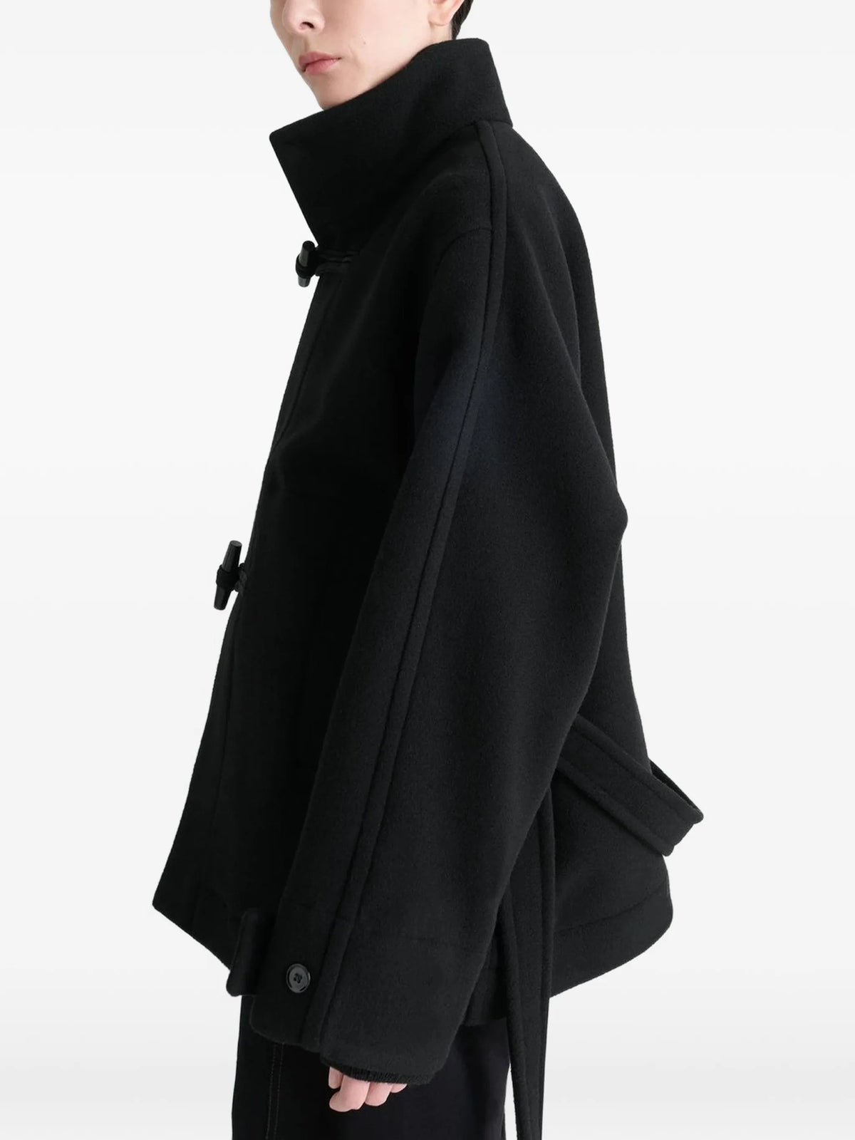 short duffle coat in wool