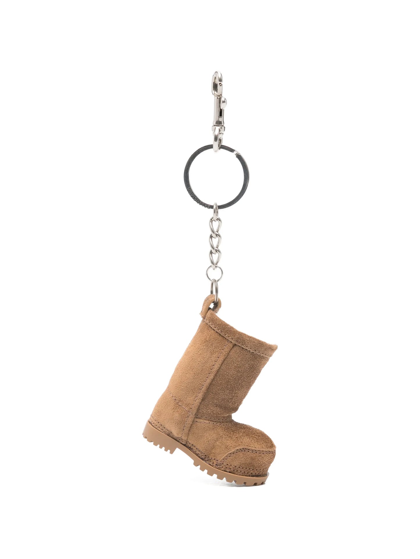 suede boot keyring