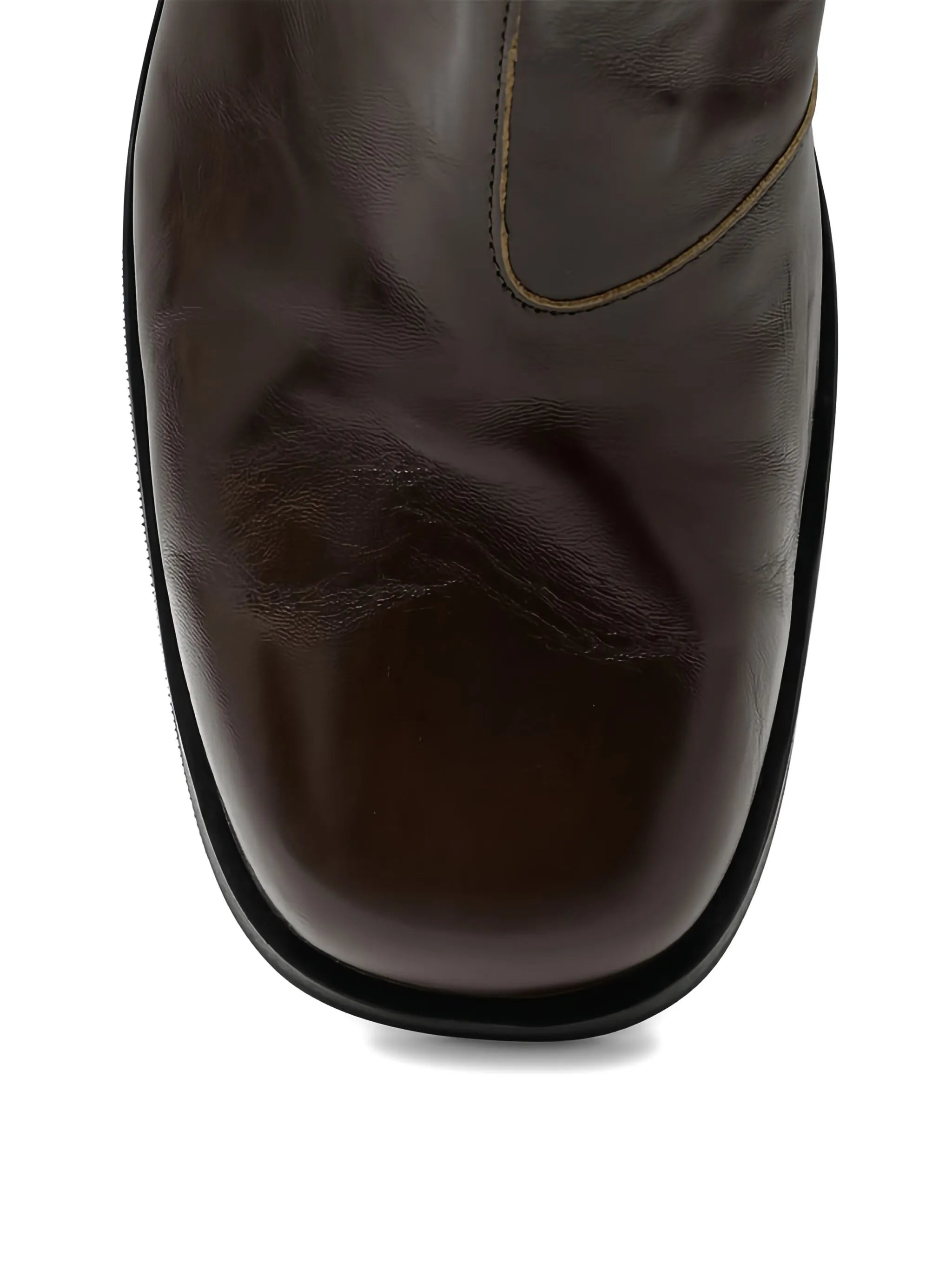 Camion side-zip leather boots
