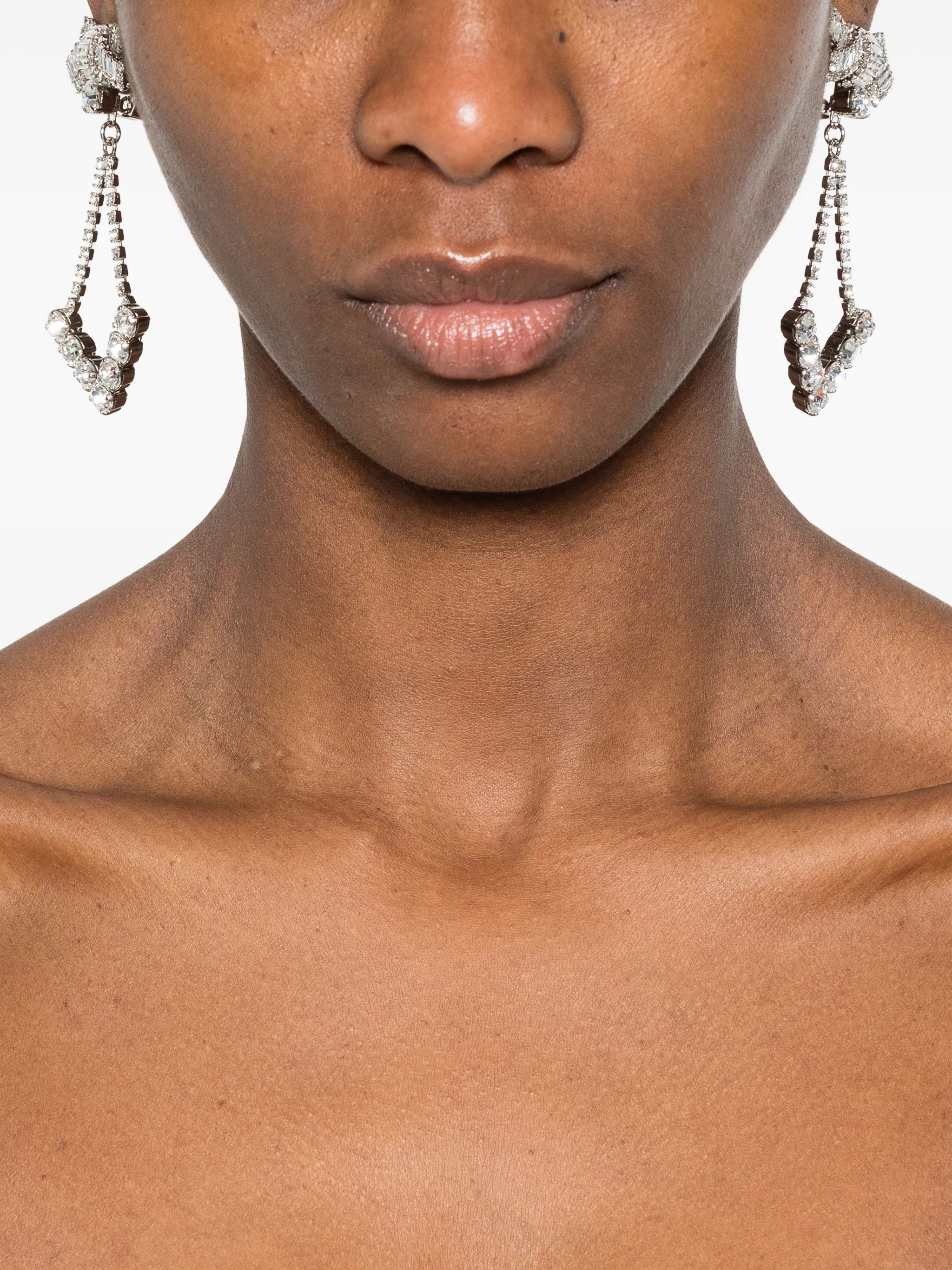 bow-pendant earrings