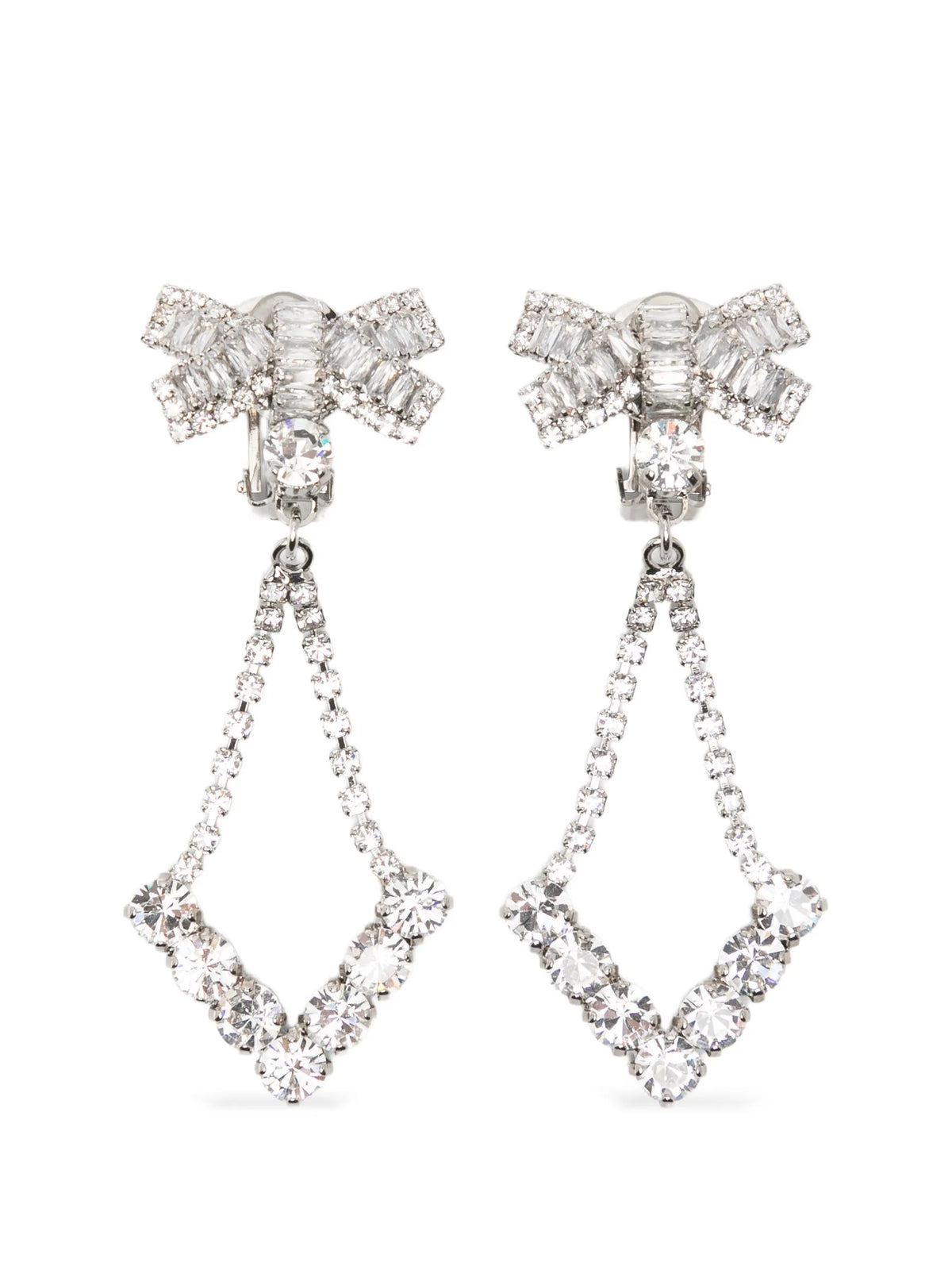 bow-pendant earrings