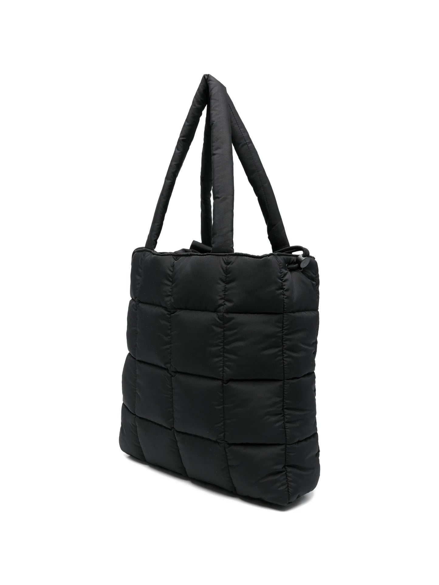 padded logo tote bag