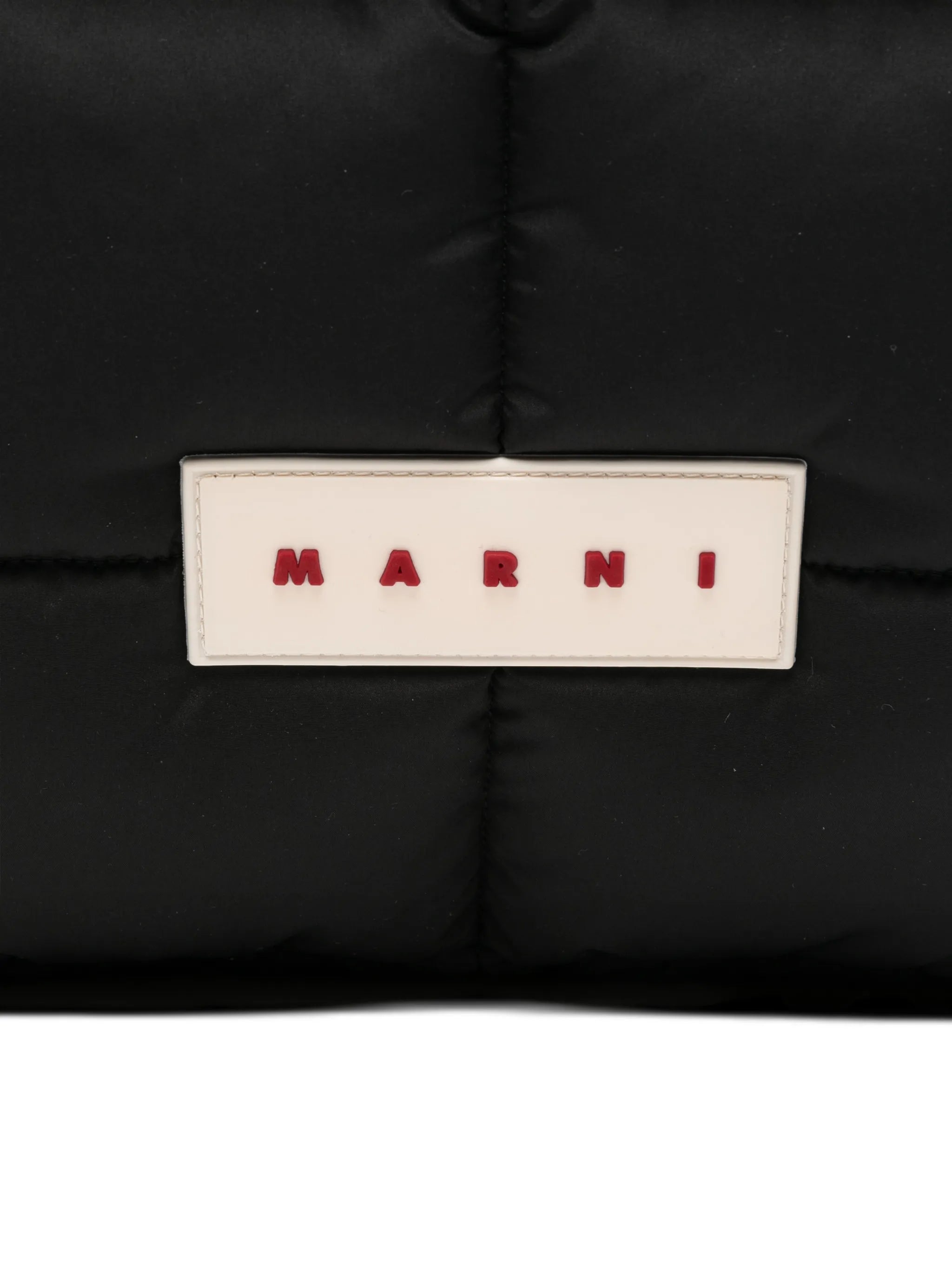 padded logo tote bag