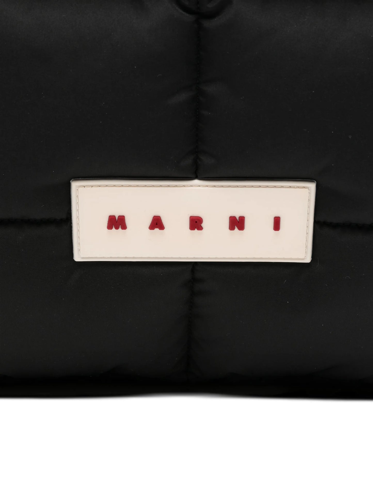 padded logo tote bag