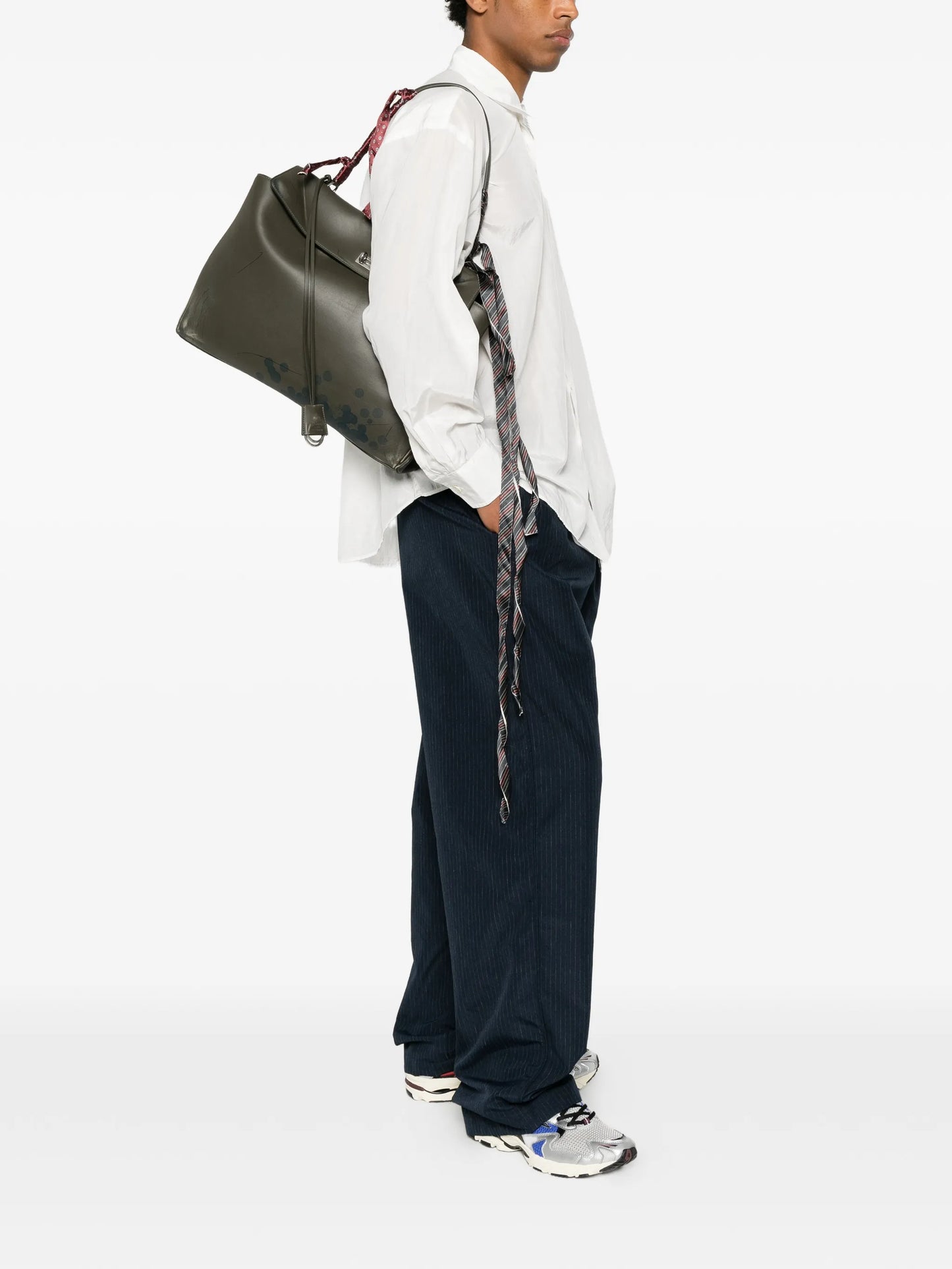 Rodeo stain-effect tote bag