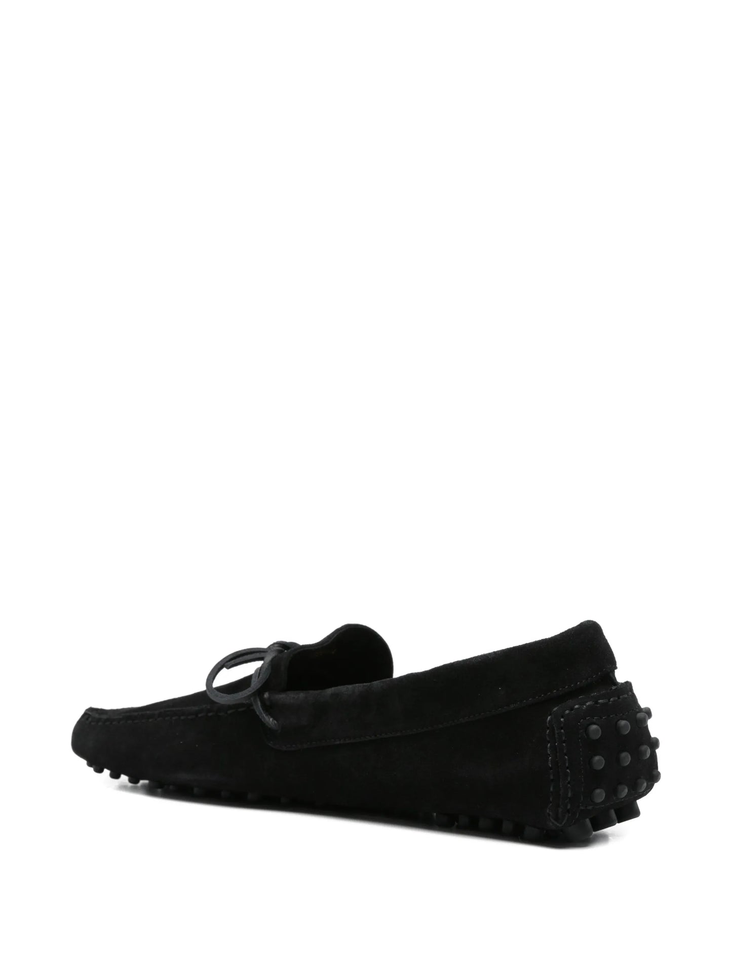 suede tie loafers