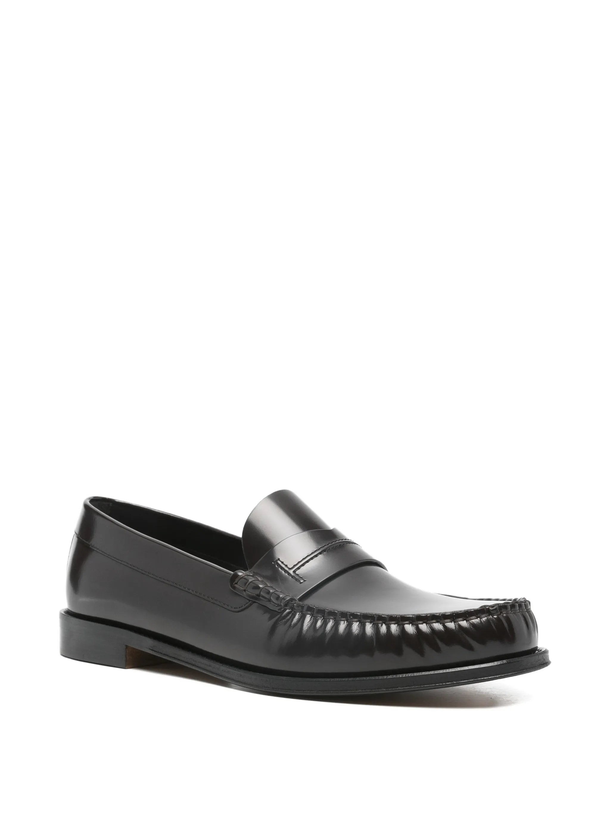 penny-detail flat shoes